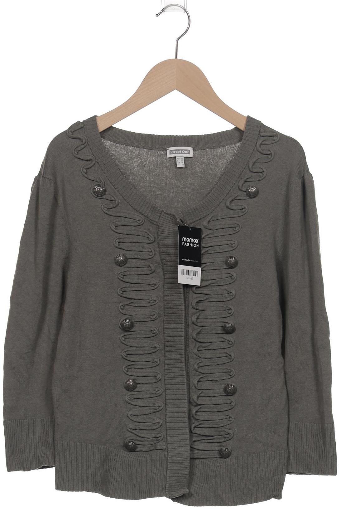 

Street One Damen Strickjacke, grau, Gr. 42