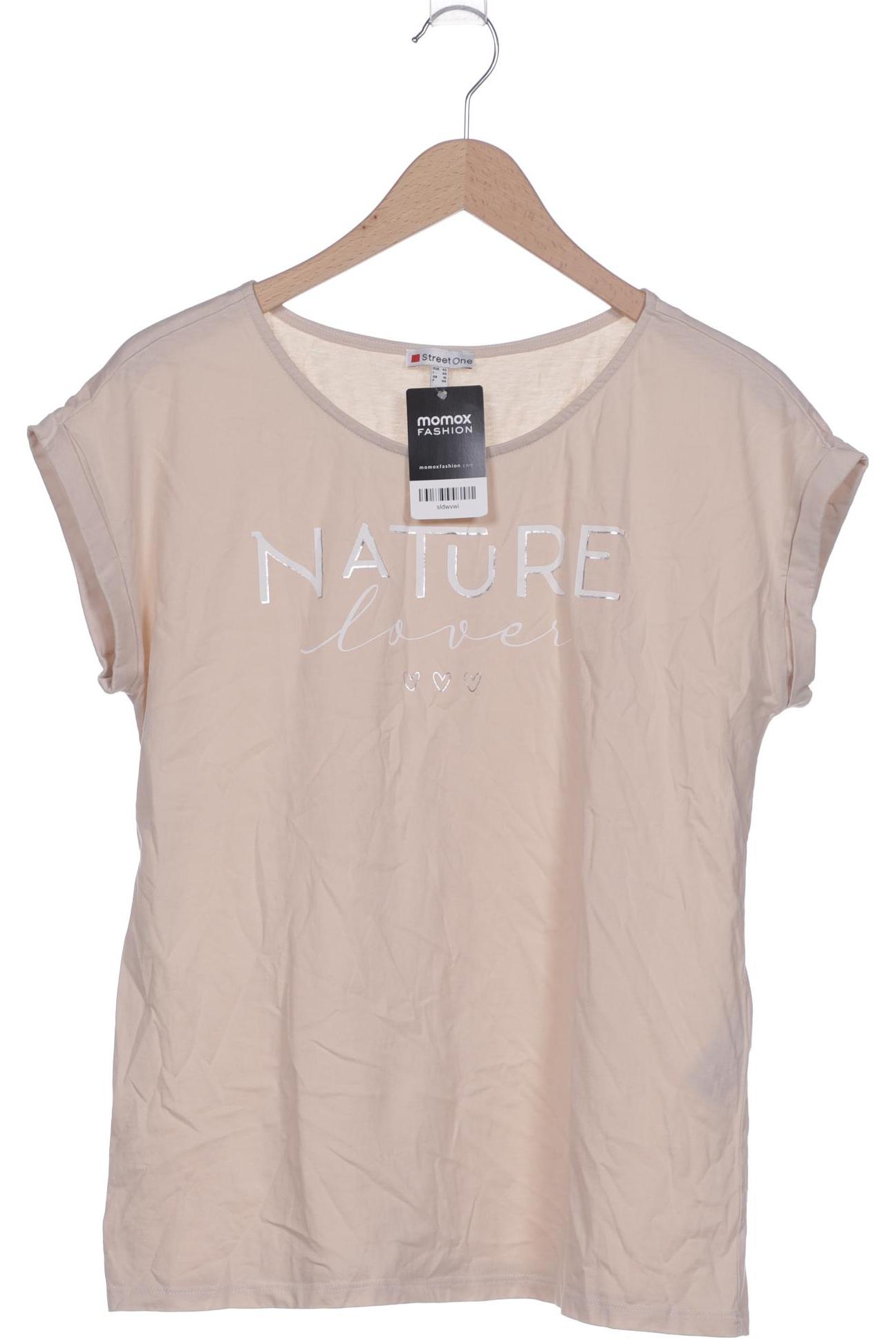 

Street One Damen T-Shirt, beige, Gr. 42