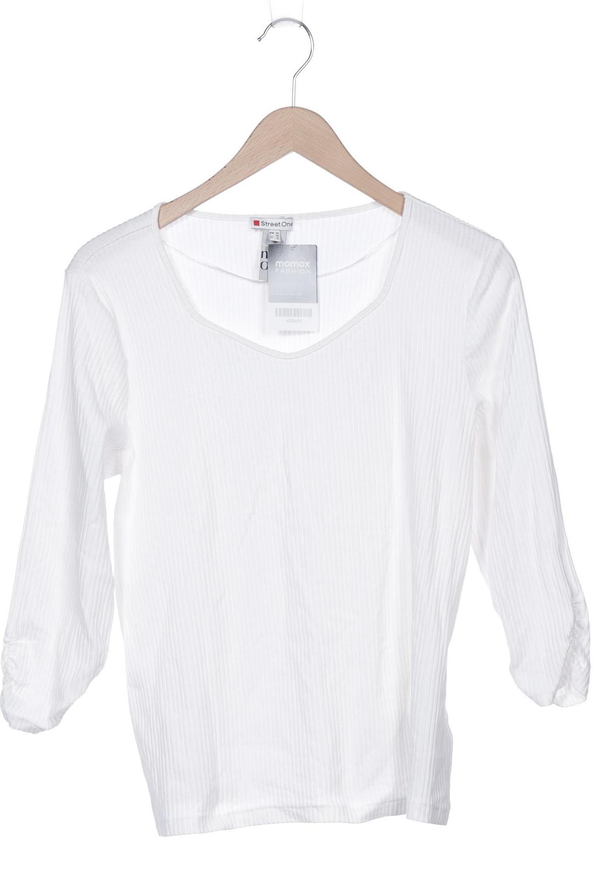

Street One Damen Langarmshirt, weiß, Gr. 42