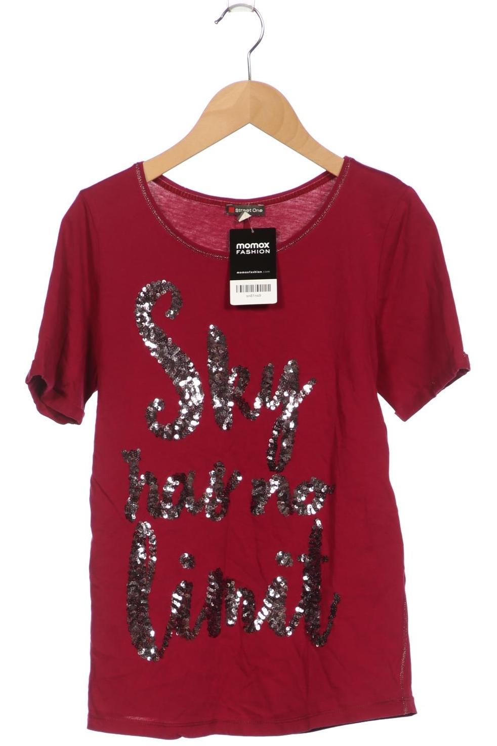

Street One Damen T-Shirt, bordeaux, Gr. 36