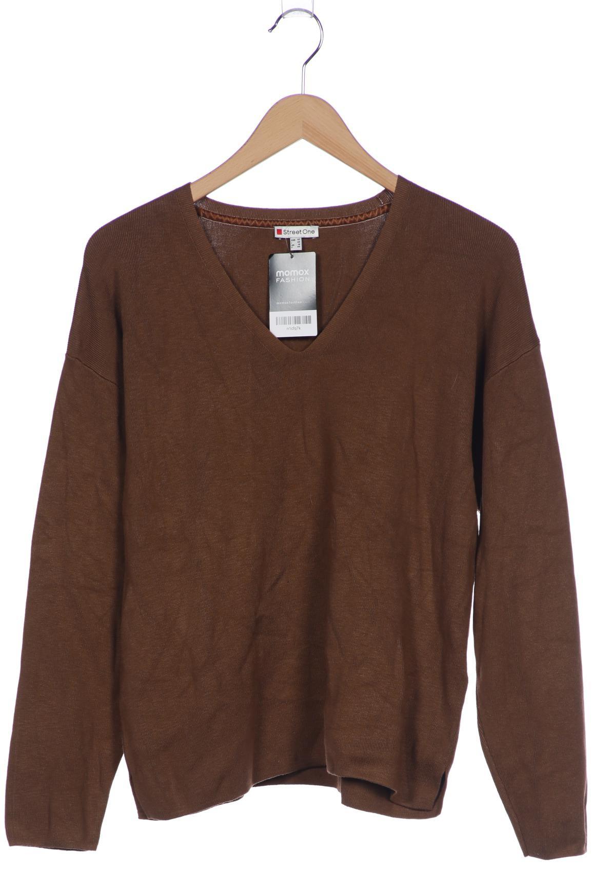 

Street One Damen Pullover, braun, Gr. 42