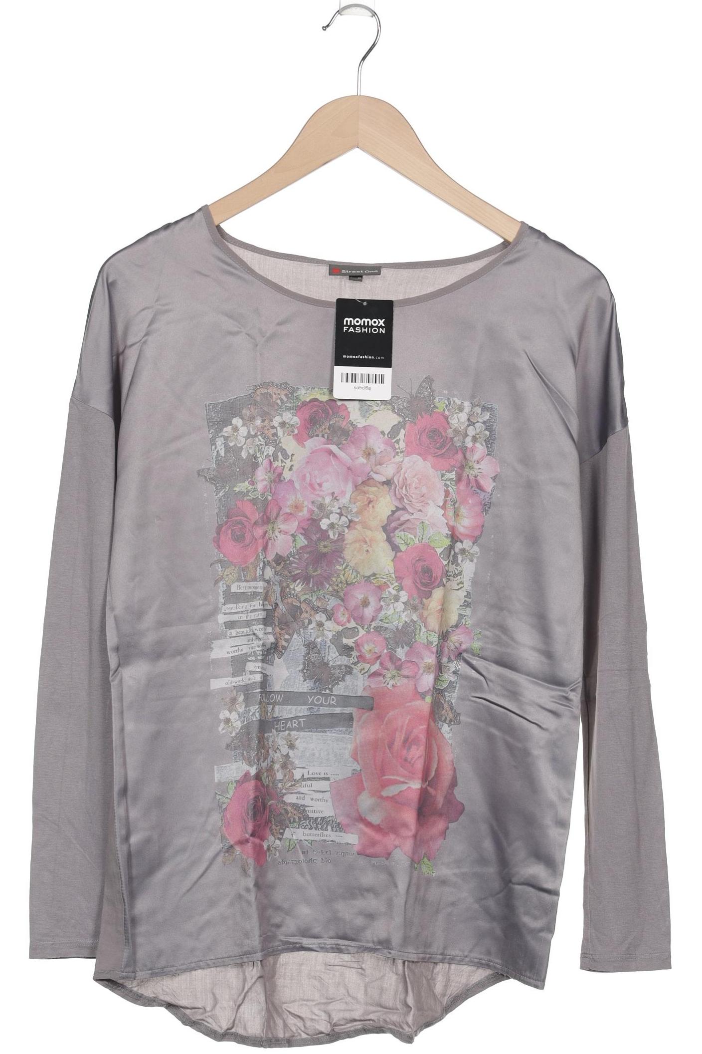 

Street One Damen Langarmshirt, grau, Gr. 36