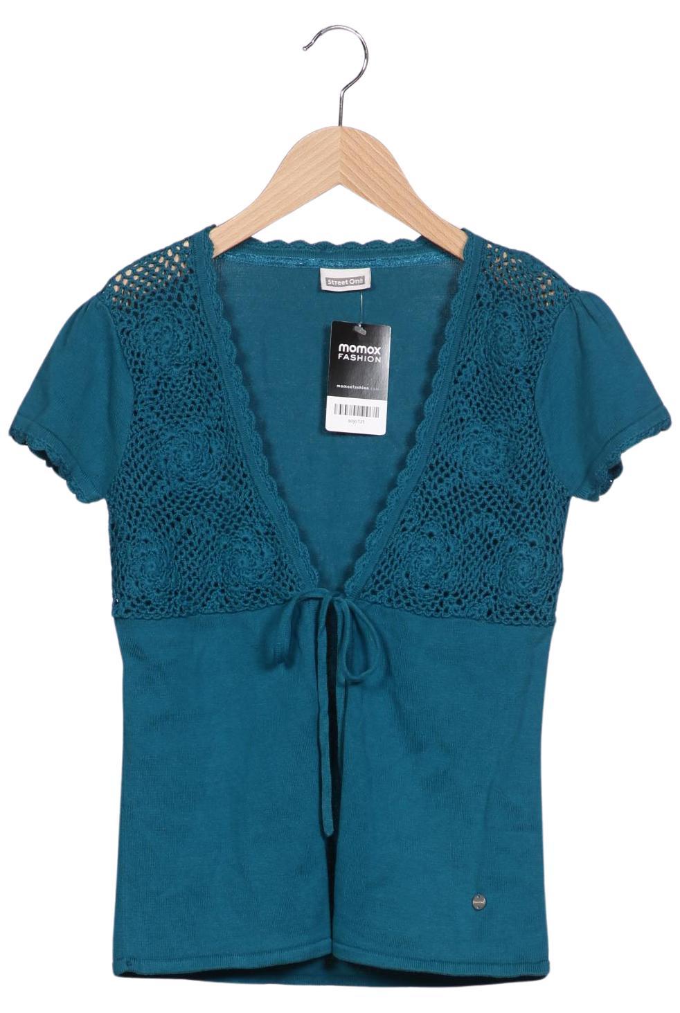 

Street One Damen Strickjacke, türkis, Gr. 36