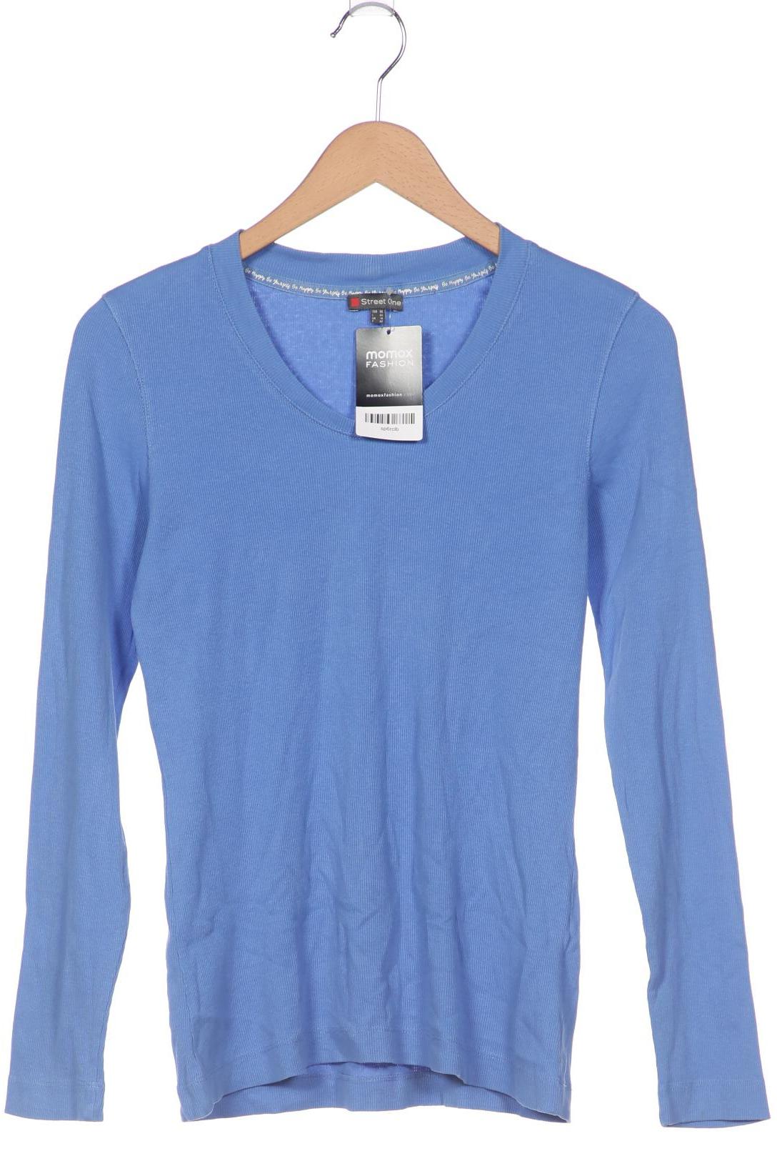 

Street One Damen Langarmshirt, blau, Gr. 40