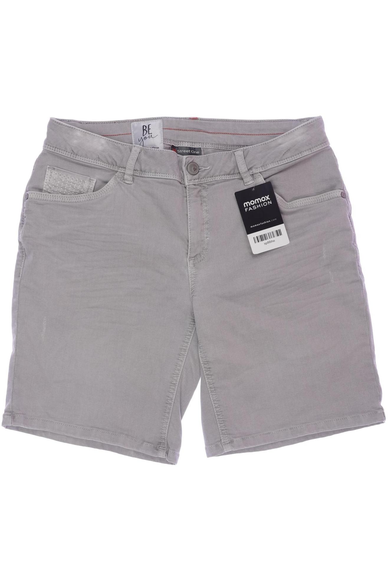 Thumbnail - Street One Damen Shorts, grau, Gr. 27