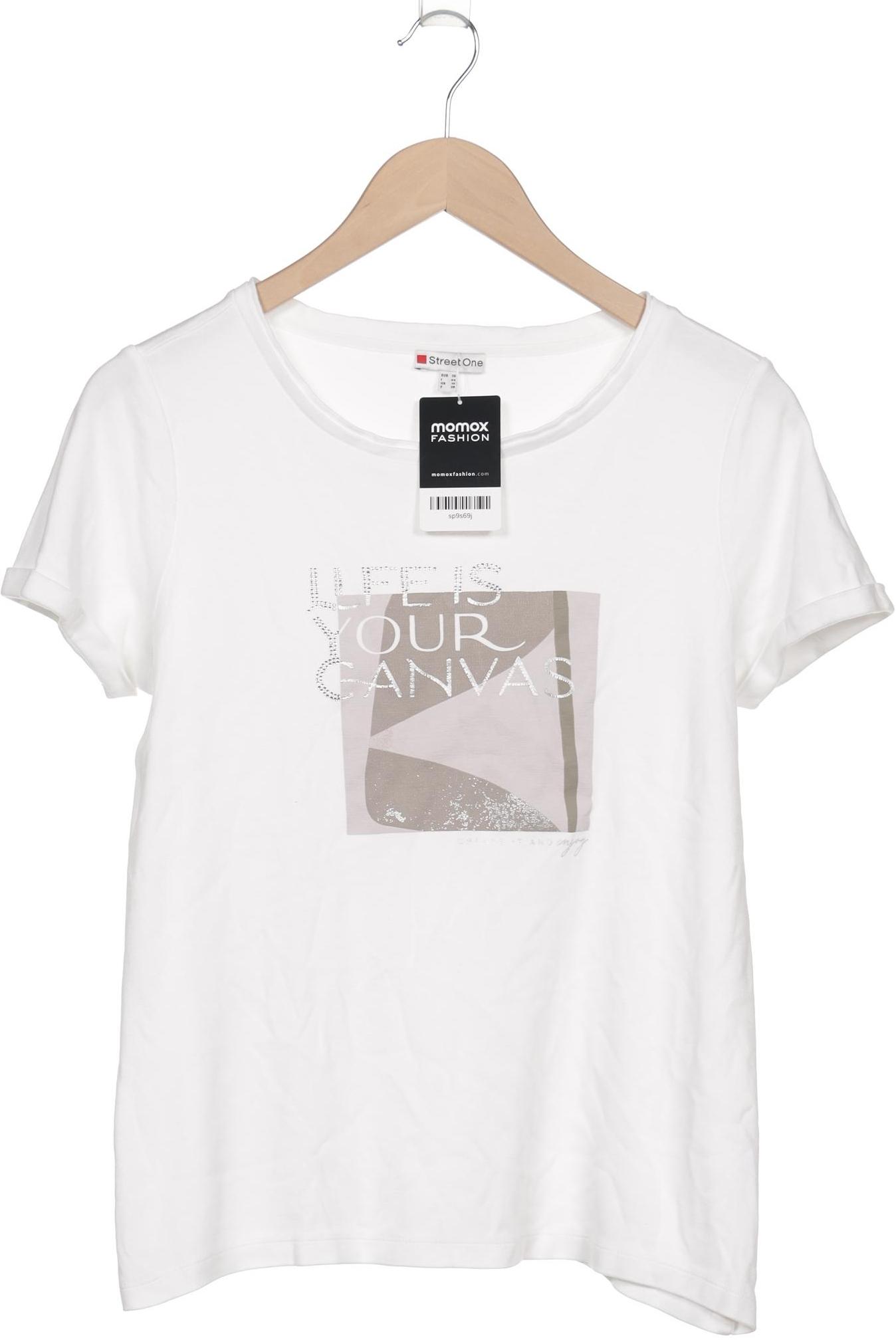 

Street One Damen T-Shirt, weiß, Gr. 36