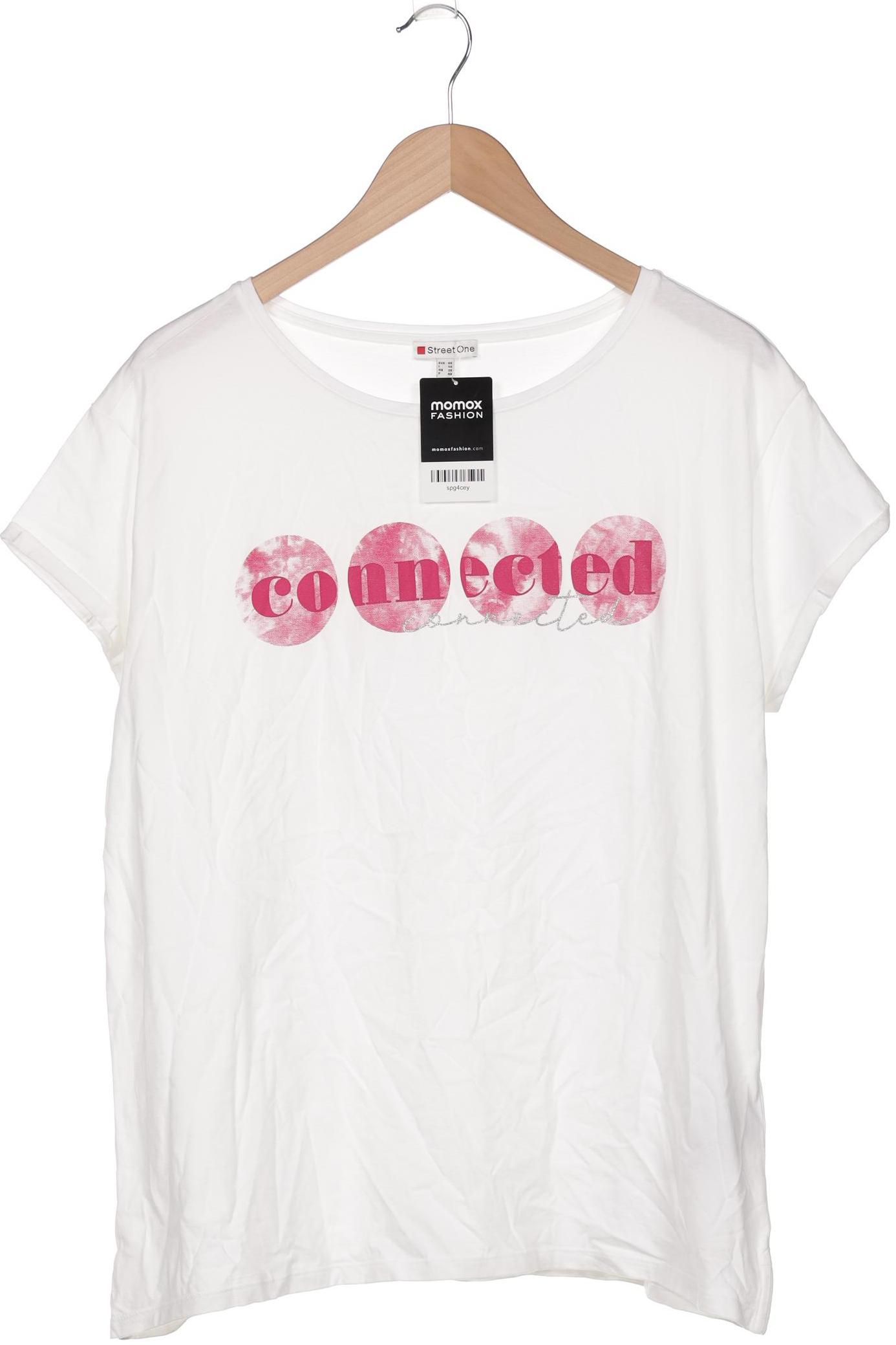 

Street One Damen T-Shirt, weiß, Gr. 46