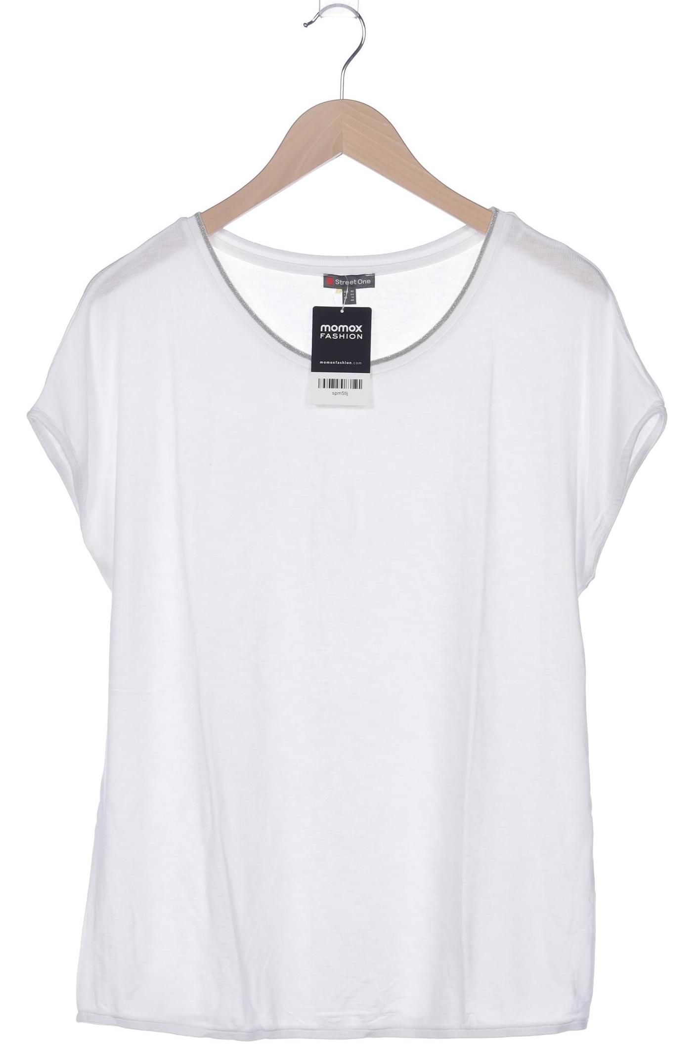 

Street One Damen T-Shirt, weiß, Gr. 42
