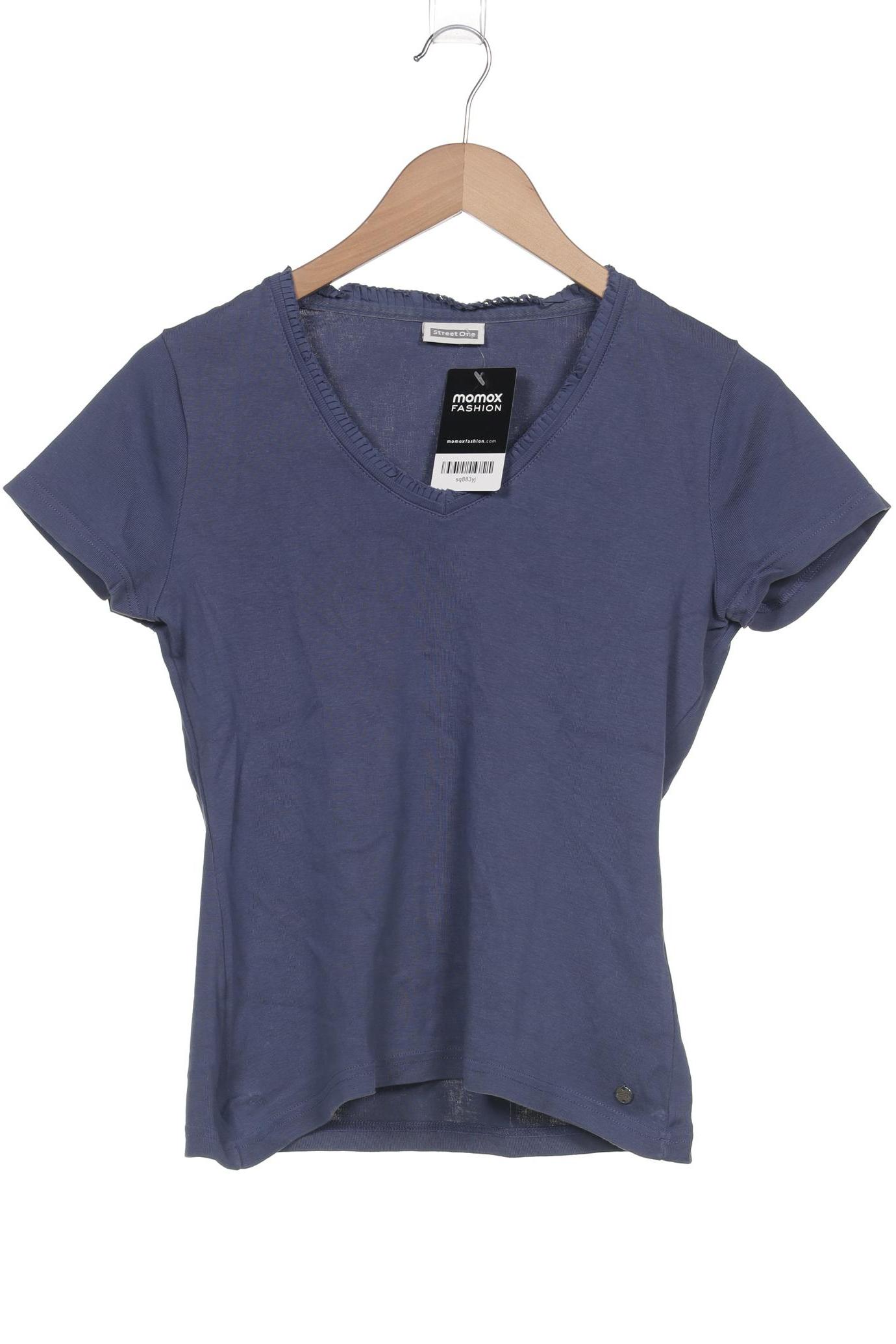 

Street One Damen T-Shirt, marineblau, Gr. 38