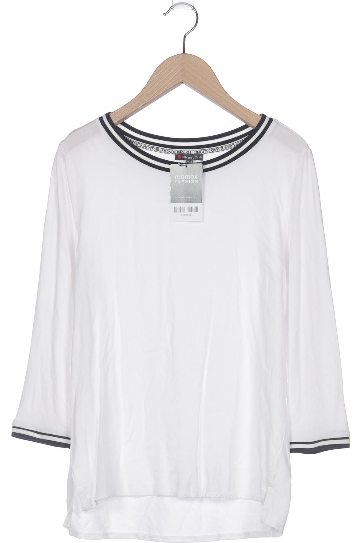 

Street One Damen Langarmshirt, weiß, Gr. 36