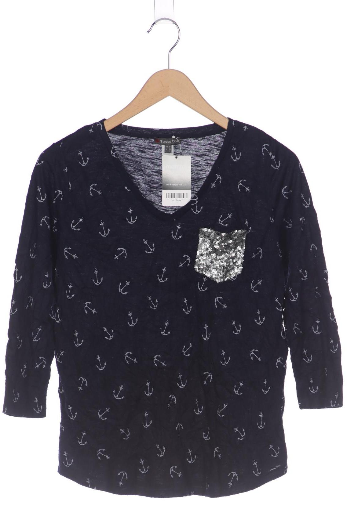 

Street One Damen Langarmshirt, marineblau, Gr. 36