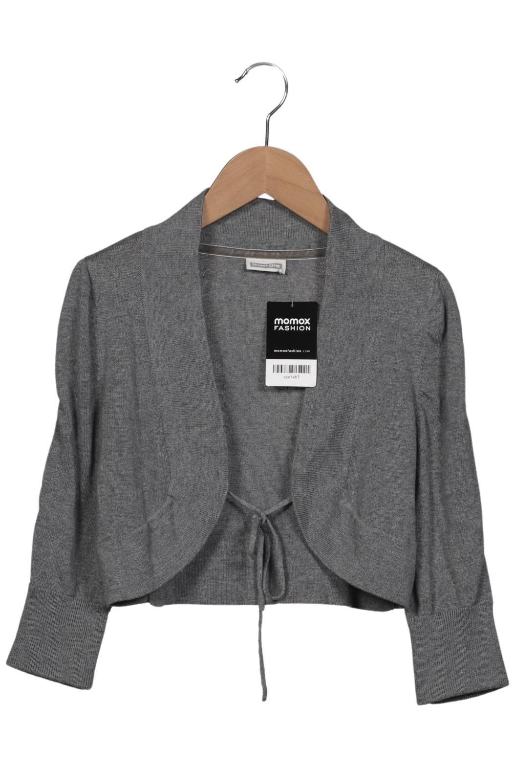 

Street One Damen Strickjacke, grau, Gr. 36