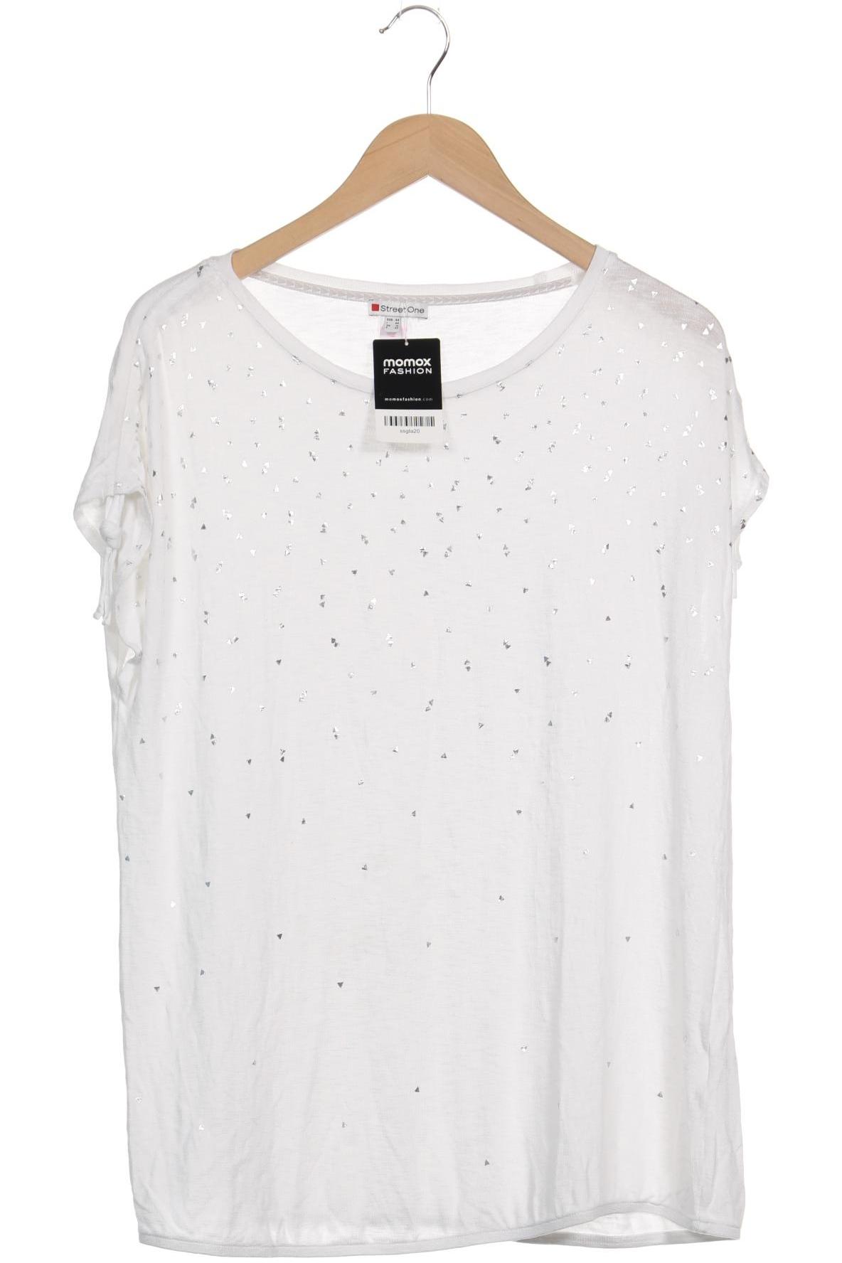

Street One Damen T-Shirt, weiß, Gr. 44