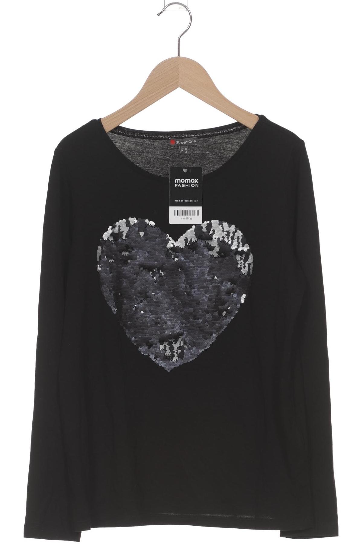

Street One Damen Langarmshirt, schwarz, Gr. 34