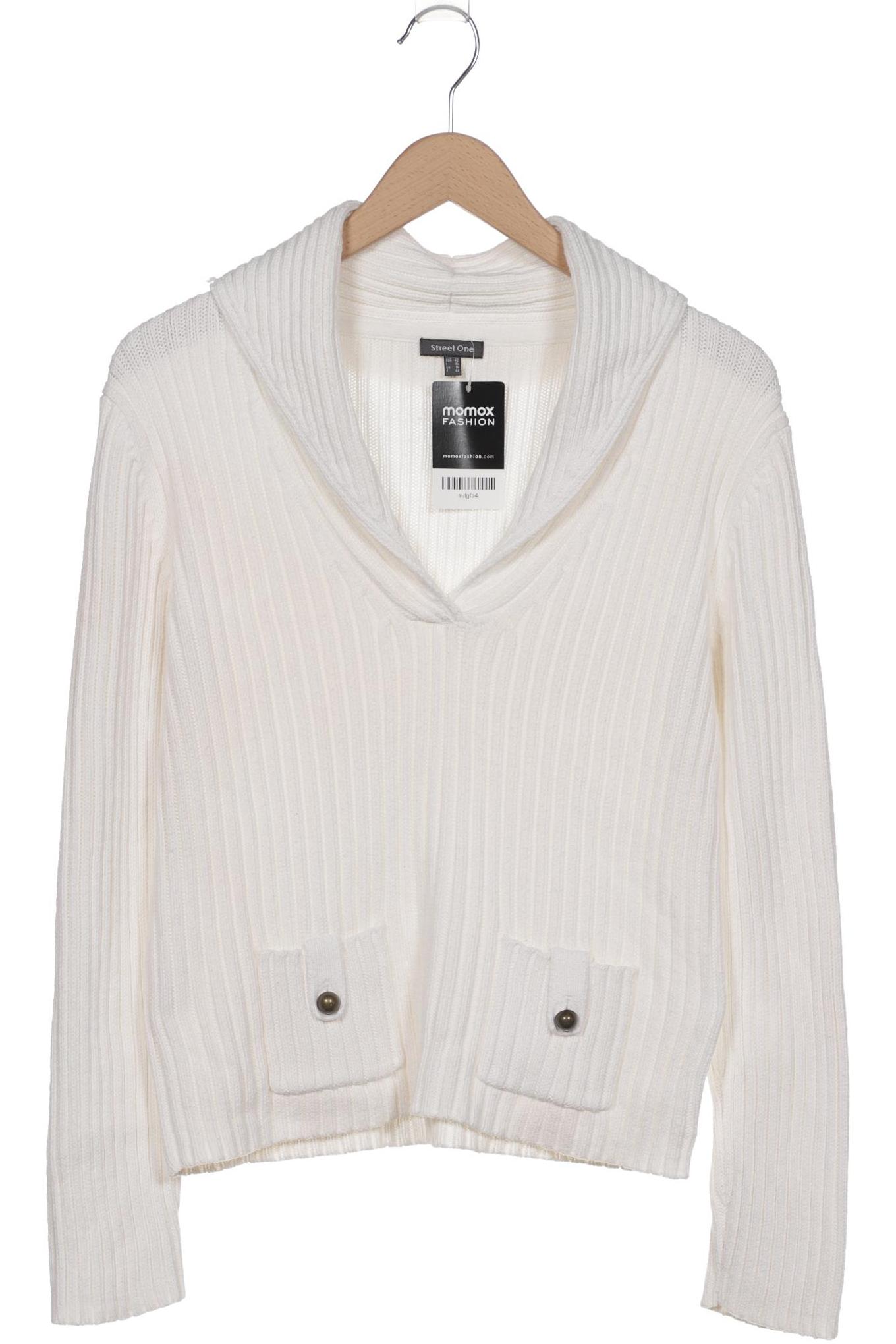 

Street One Damen Pullover, weiß, Gr. 42