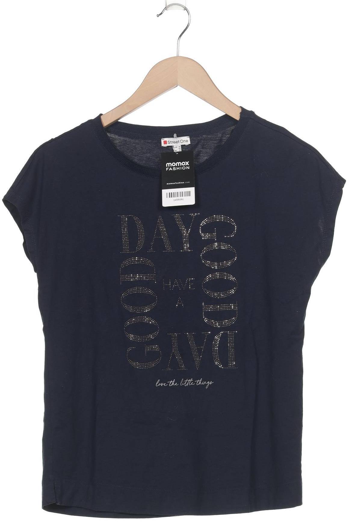 

Street One Damen T-Shirt, marineblau, Gr. 36