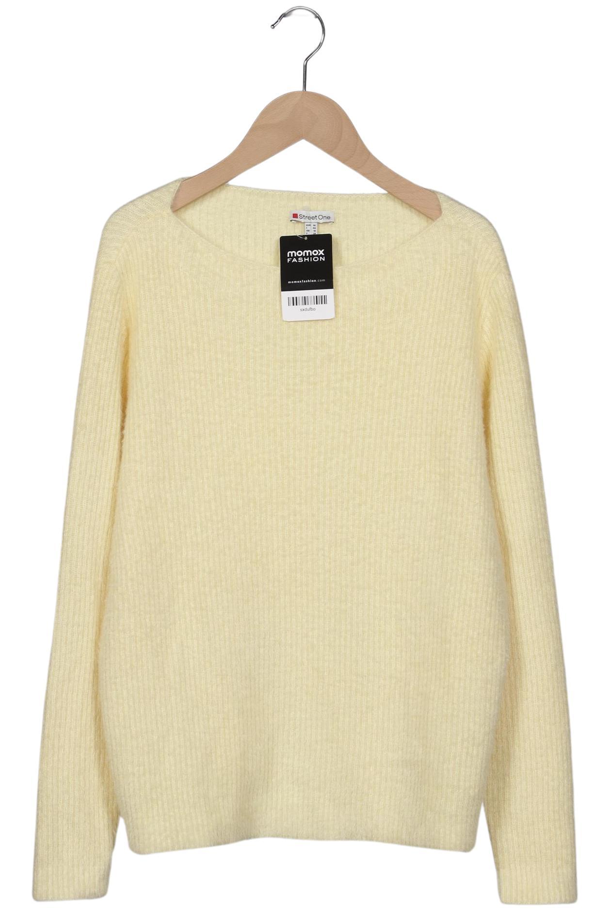 

Street One Damen Pullover, gelb, Gr. 36