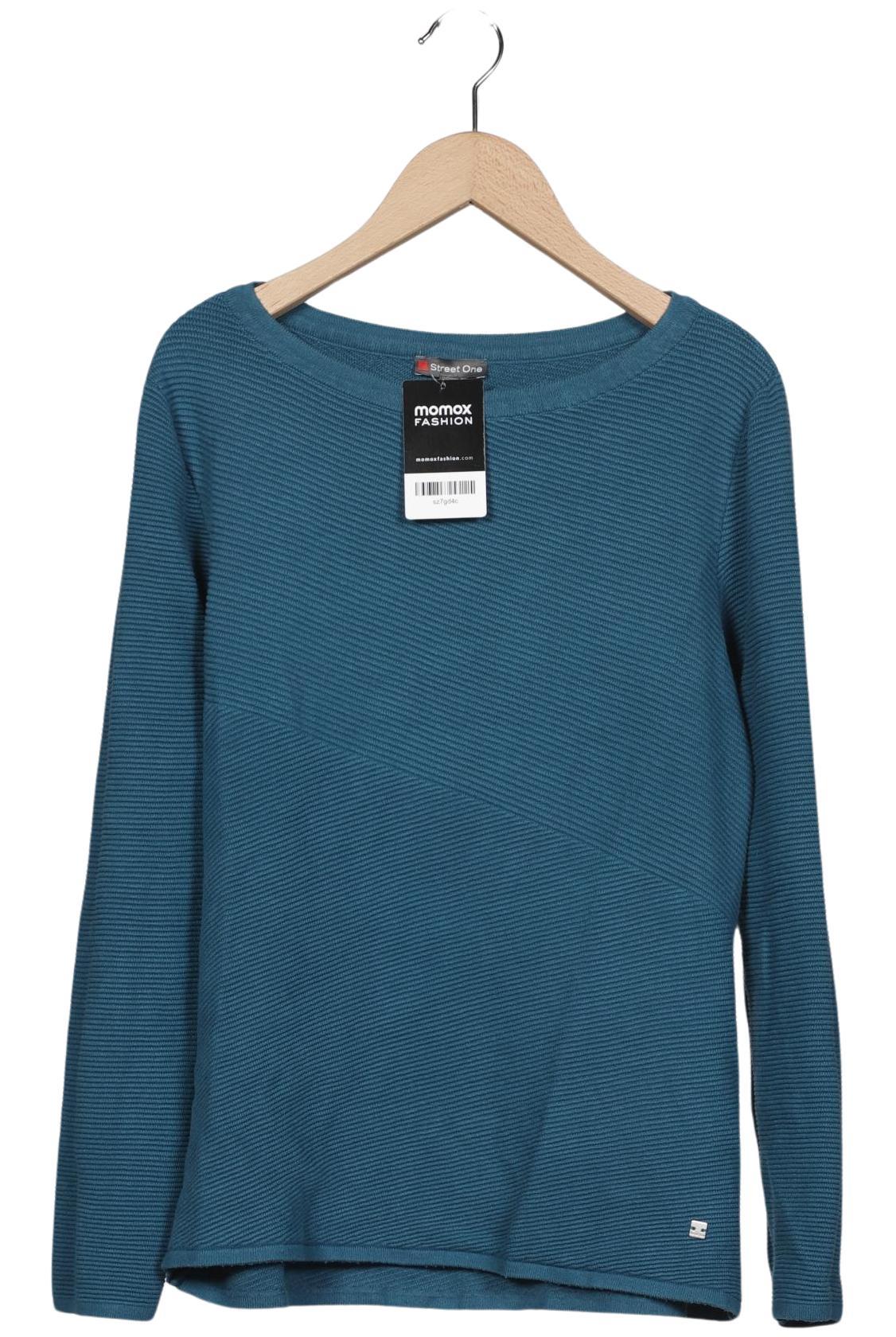 

Street One Damen Pullover, türkis, Gr. 40
