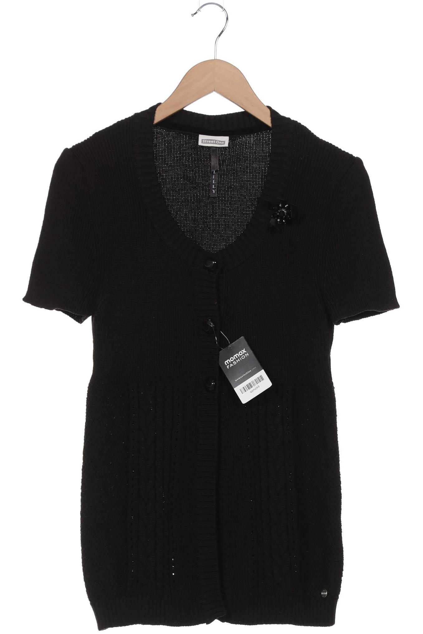 

Street One Damen Strickjacke, schwarz, Gr. 42