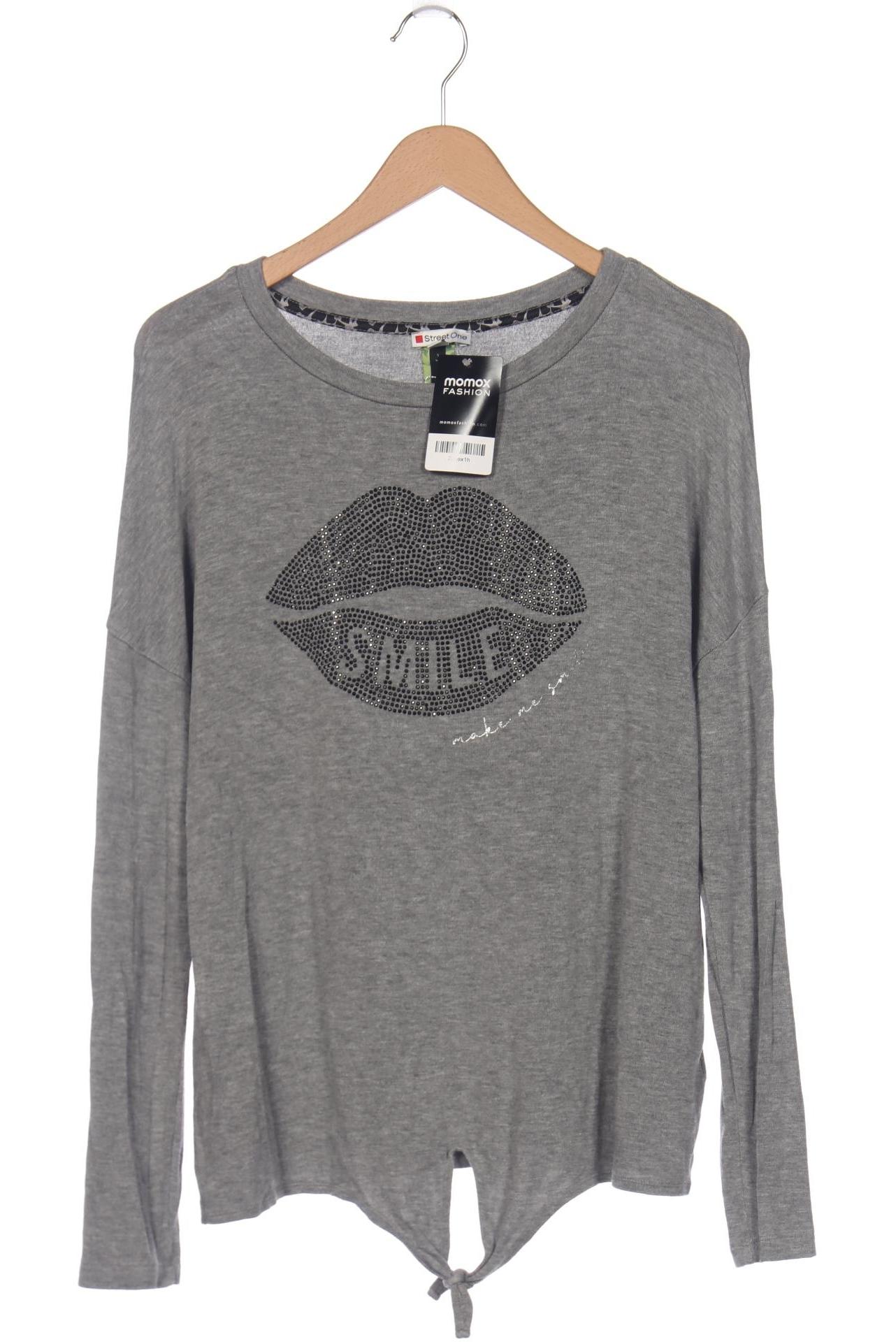 

Street One Damen Langarmshirt, grau, Gr. 42