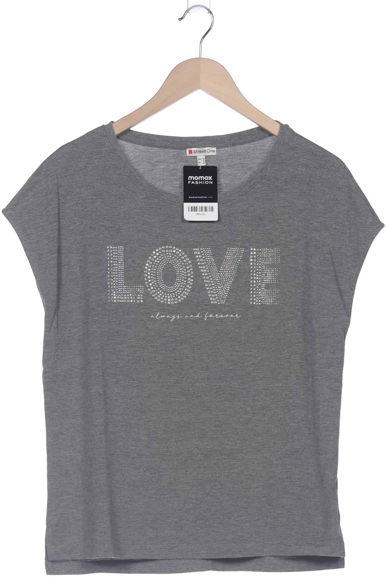

Street One Damen T-Shirt, grau, Gr. 38