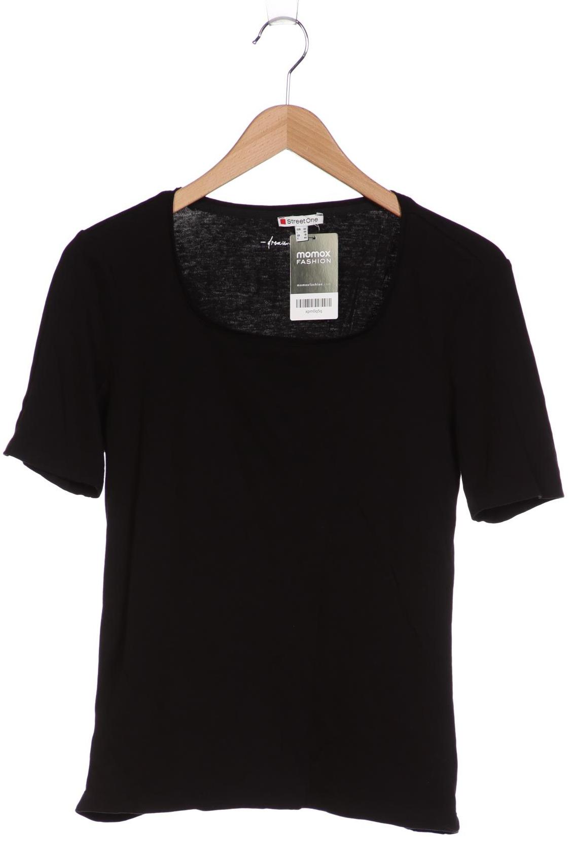 

Street One Damen T-Shirt, schwarz, Gr. 42