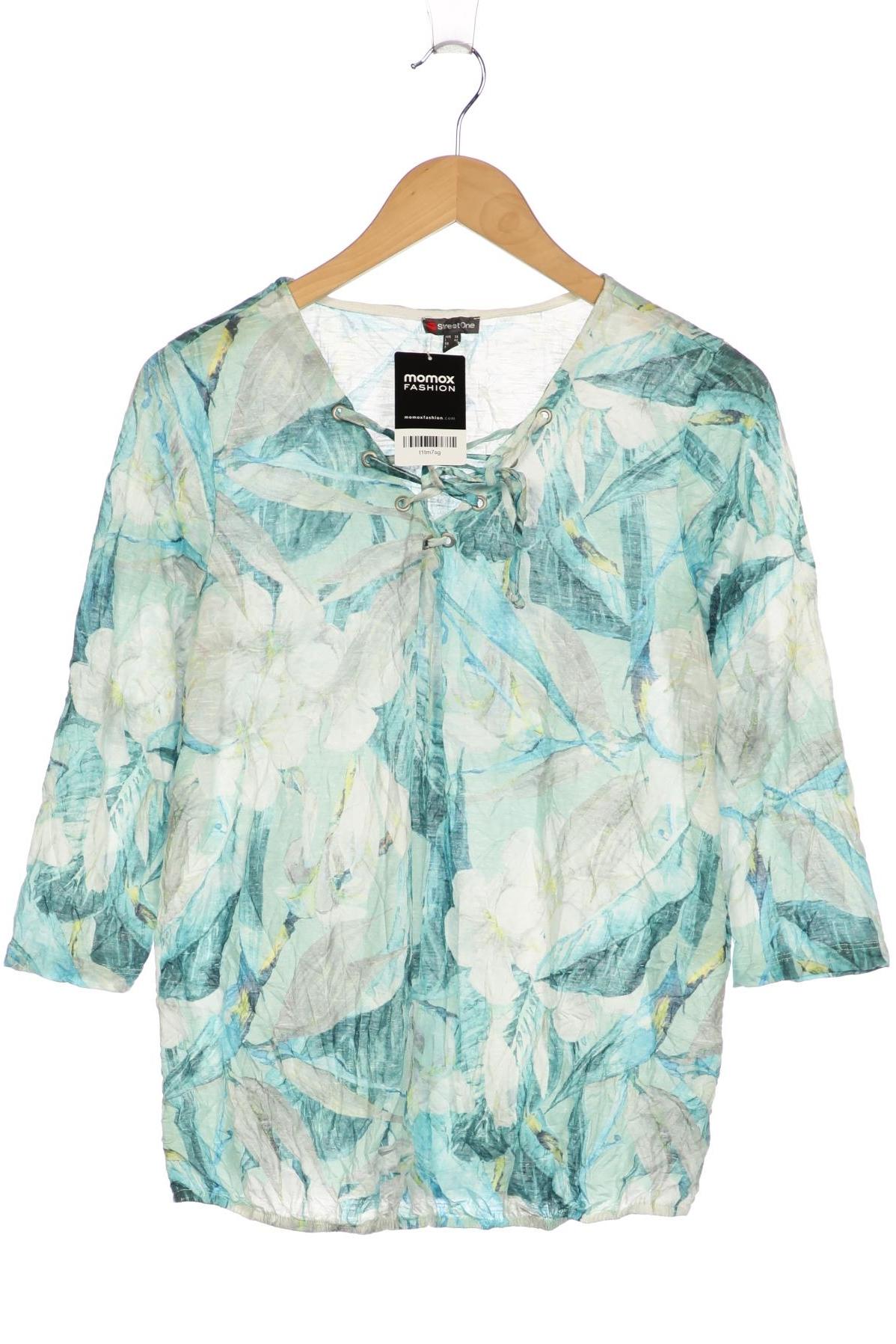 

Street One Damen Langarmshirt, türkis, Gr. 38