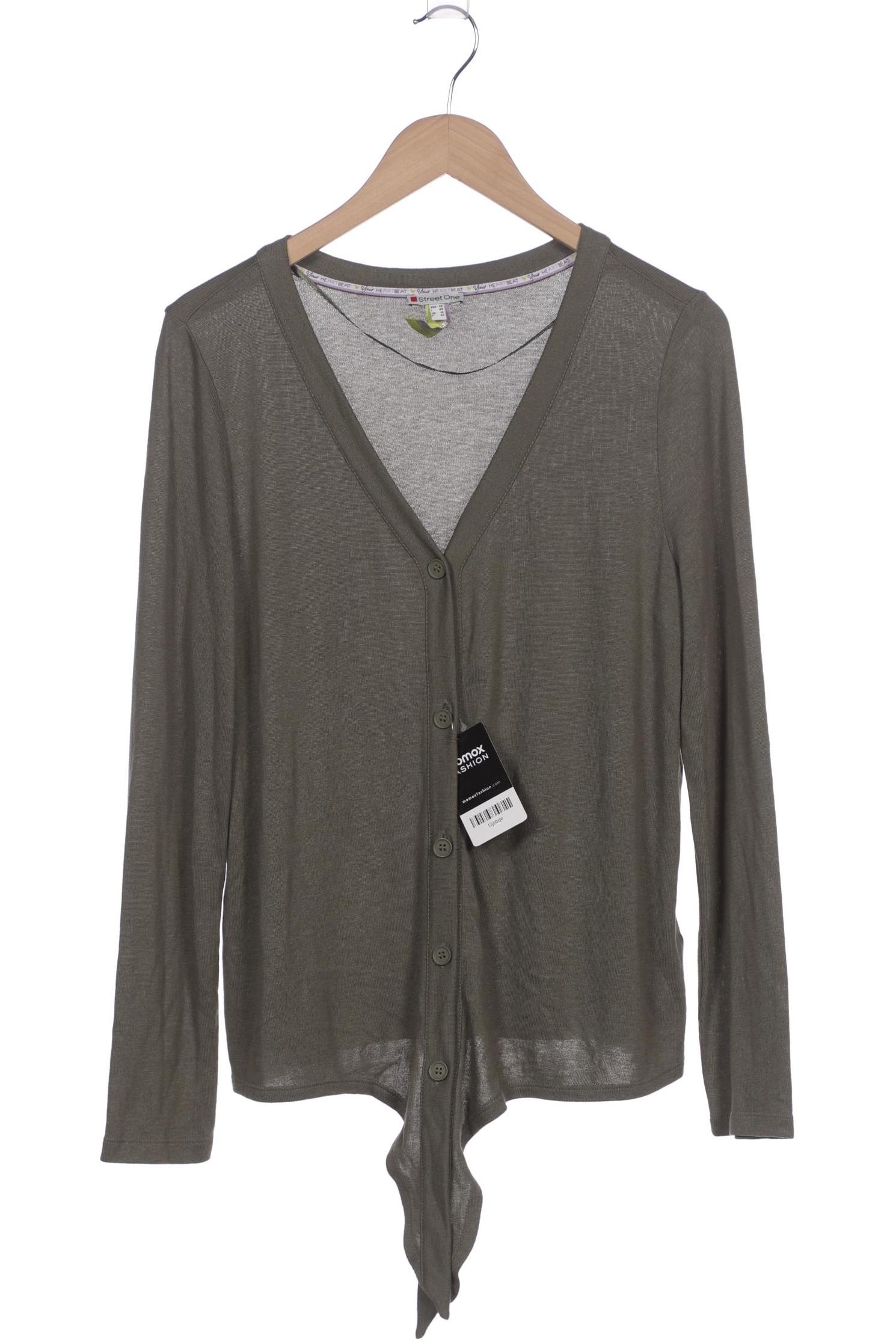

Street One Damen Strickjacke, grün, Gr. 40