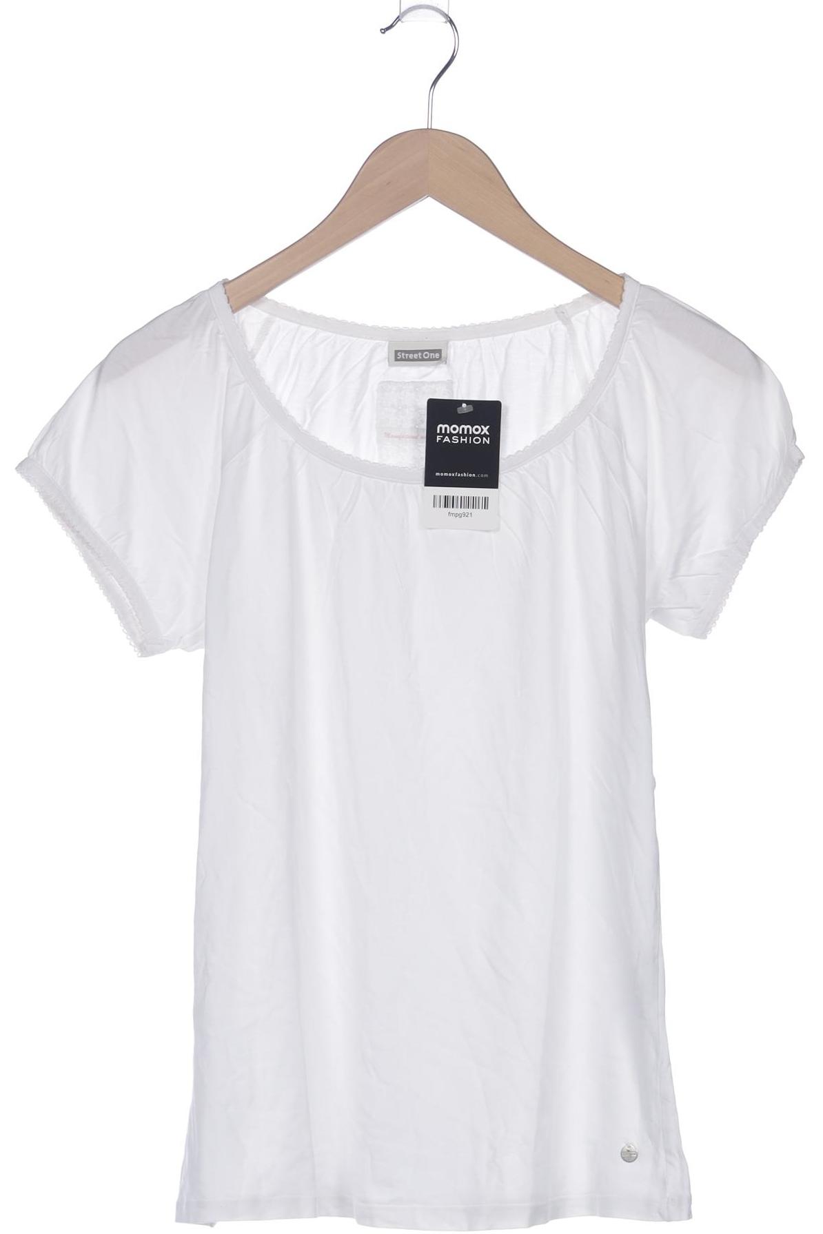 

Street One Damen T-Shirt, weiß, Gr. 44