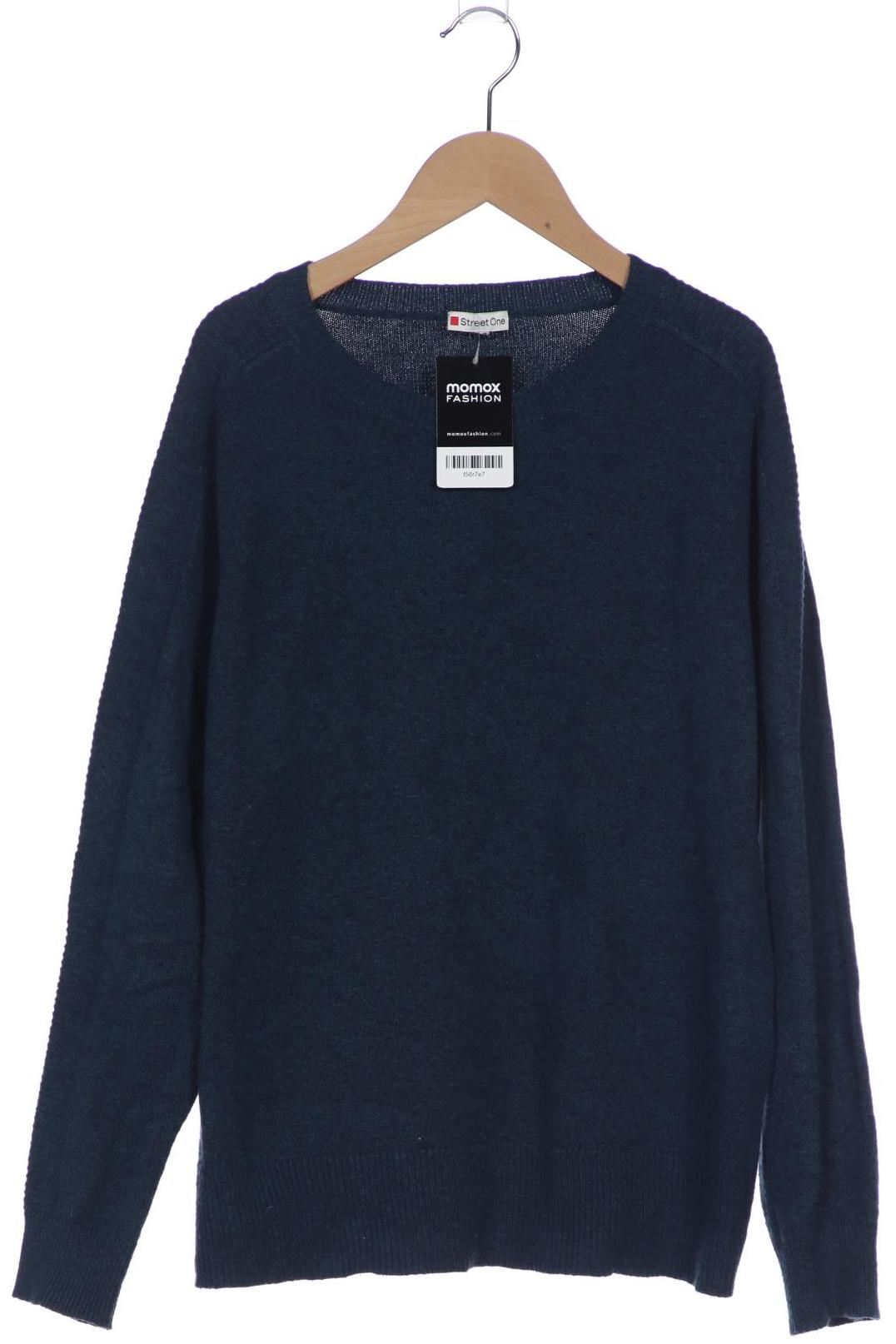 

Street One Damen Pullover, blau, Gr. 38