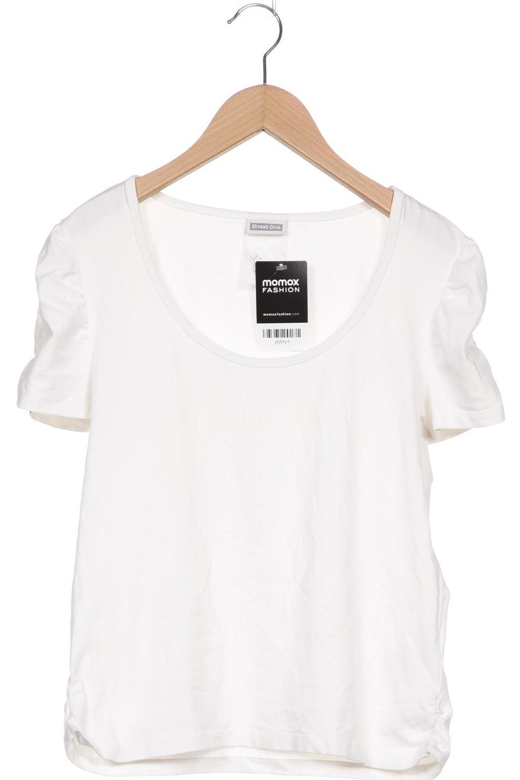 

Street One Damen T-Shirt, weiß, Gr. 42