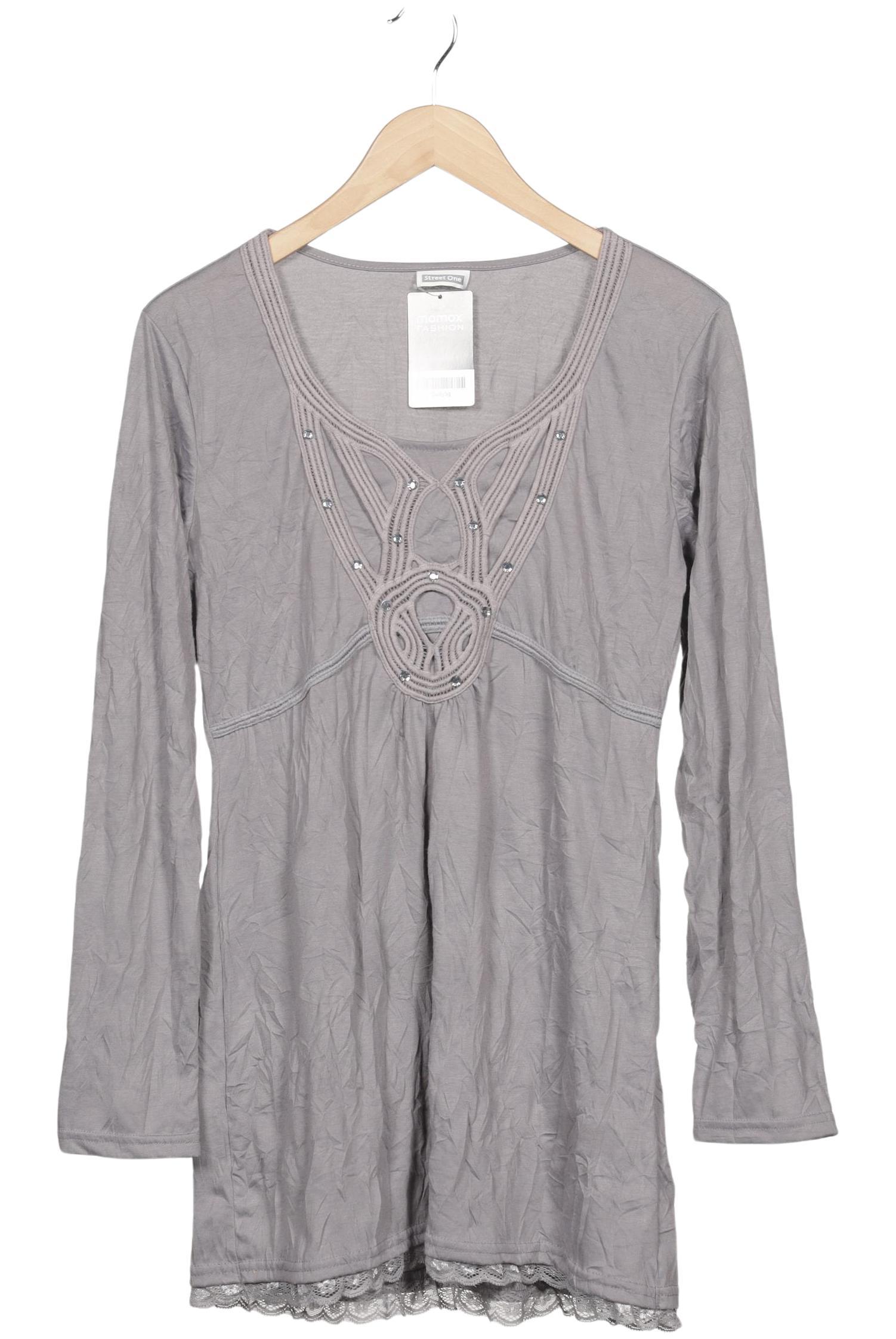 

Street One Damen Langarmshirt, grau, Gr. 42