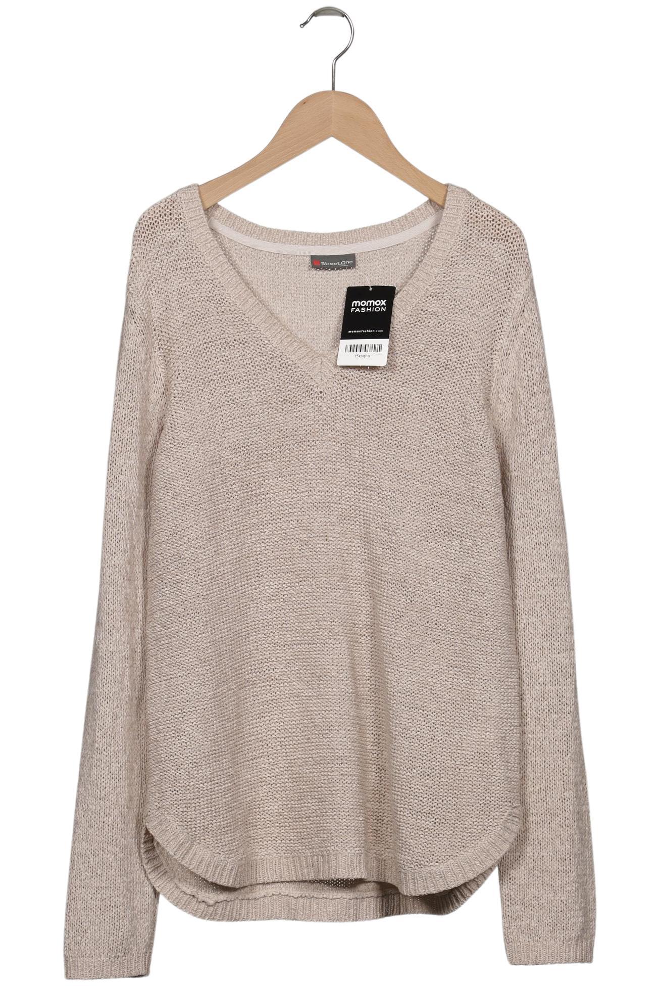 

Street One Damen Pullover, beige, Gr. 42
