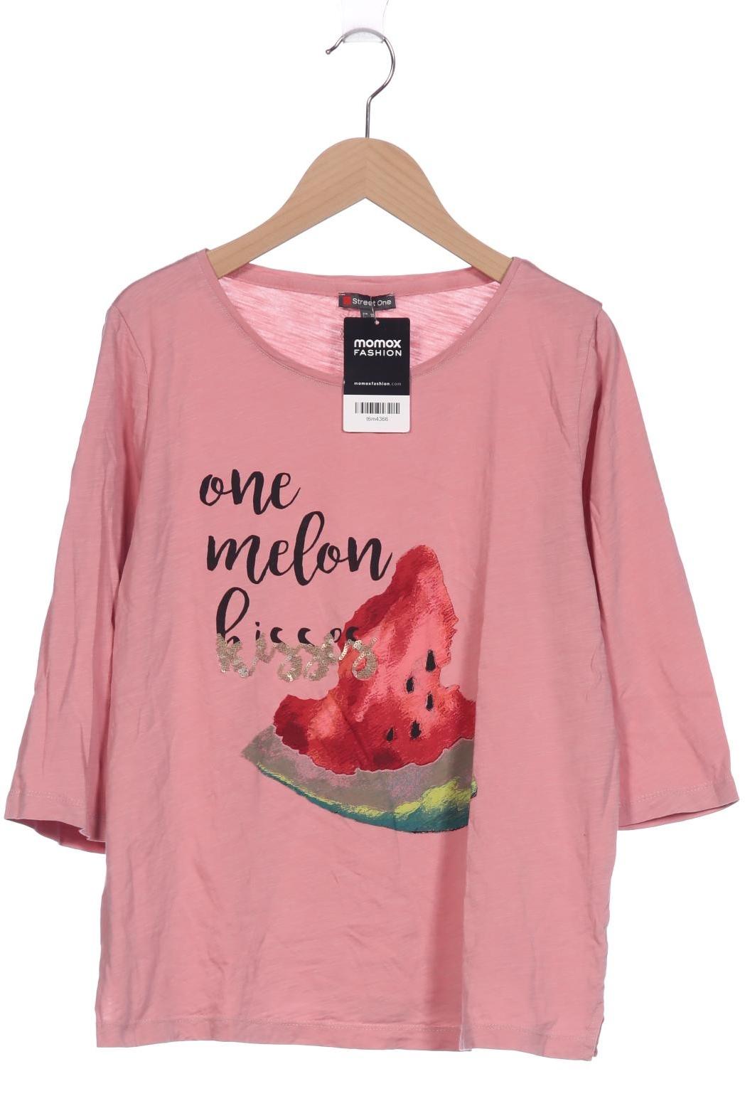 

Street One Damen Langarmshirt, pink, Gr. 38