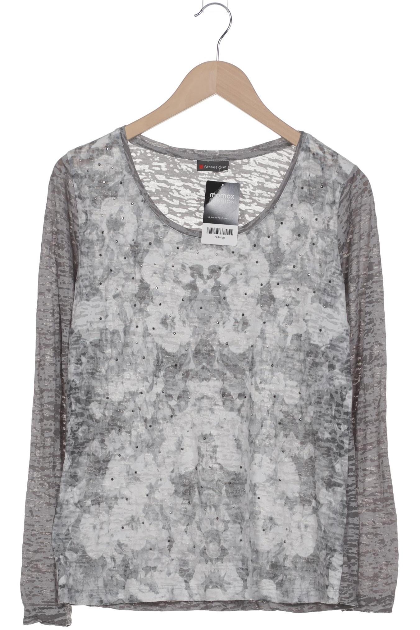 

Street One Damen Langarmshirt, grau, Gr. 40
