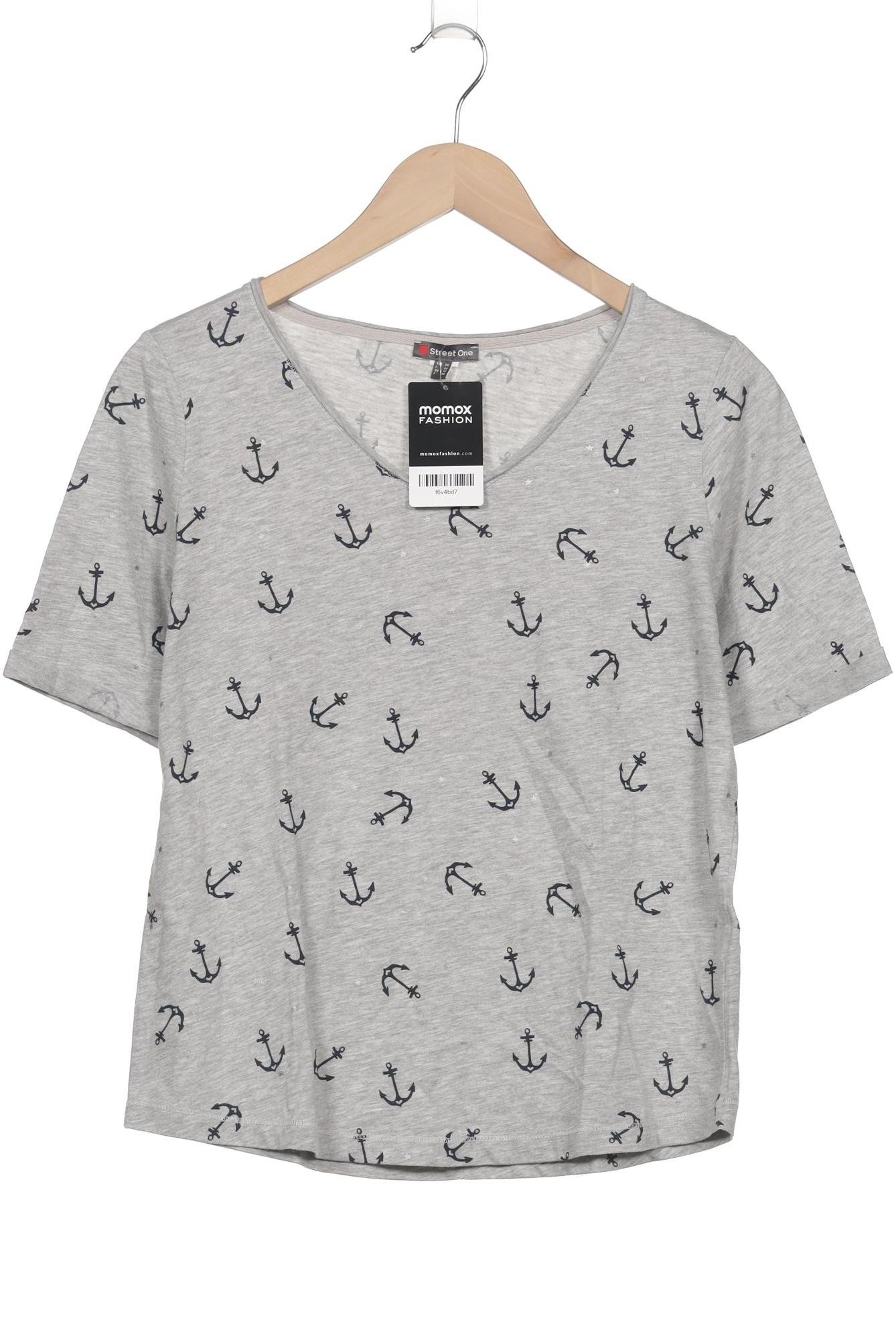 

Street One Damen T-Shirt, grau, Gr. 38