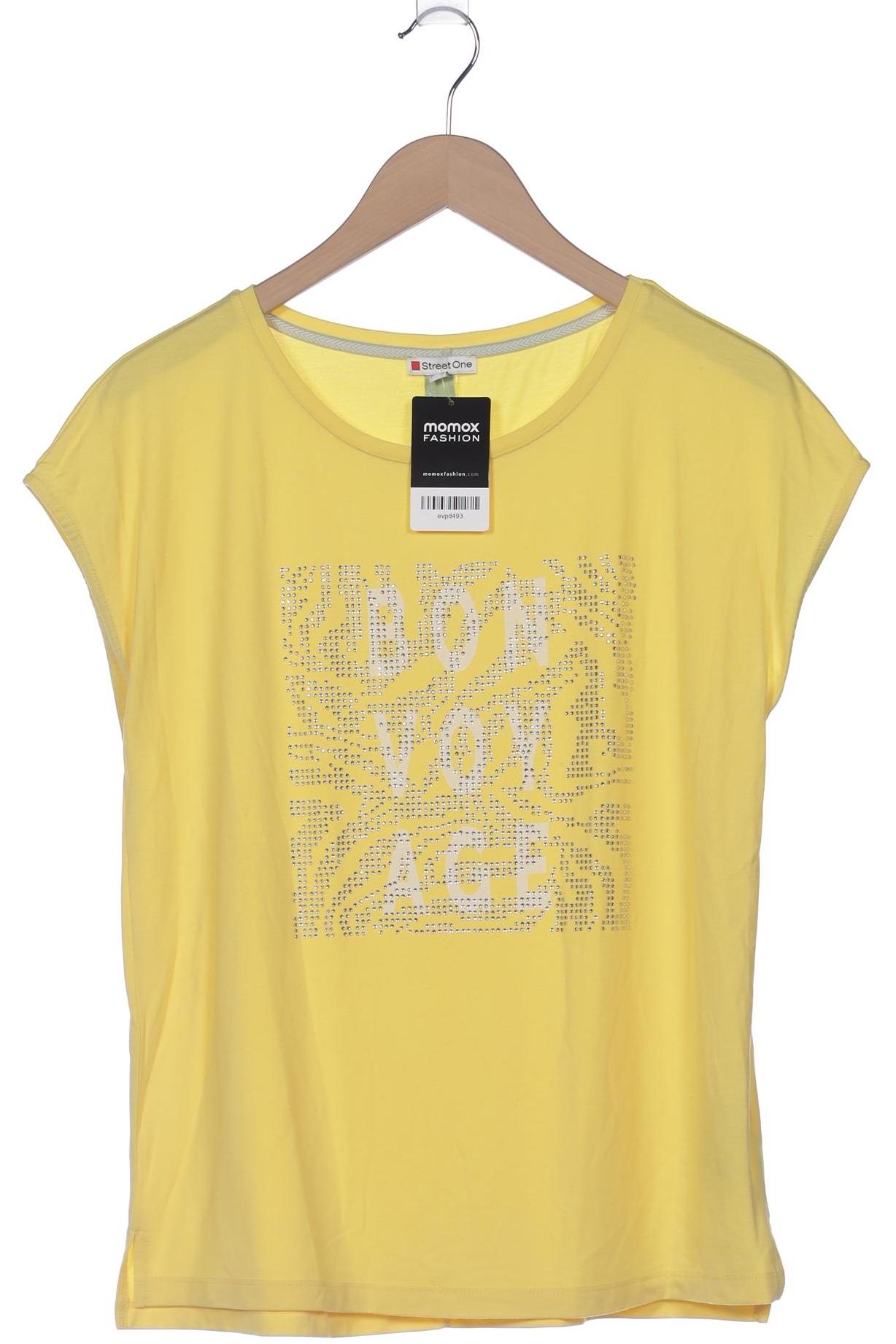 

Street One Damen T-Shirt, gelb, Gr. 38