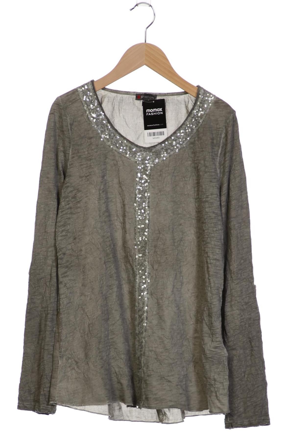 

Street One Damen Langarmshirt, grau, Gr. 36
