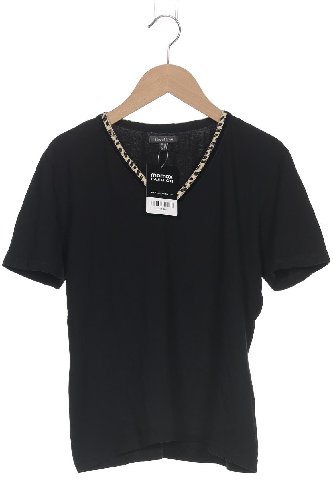 

Street One Damen T-Shirt, schwarz, Gr. 38