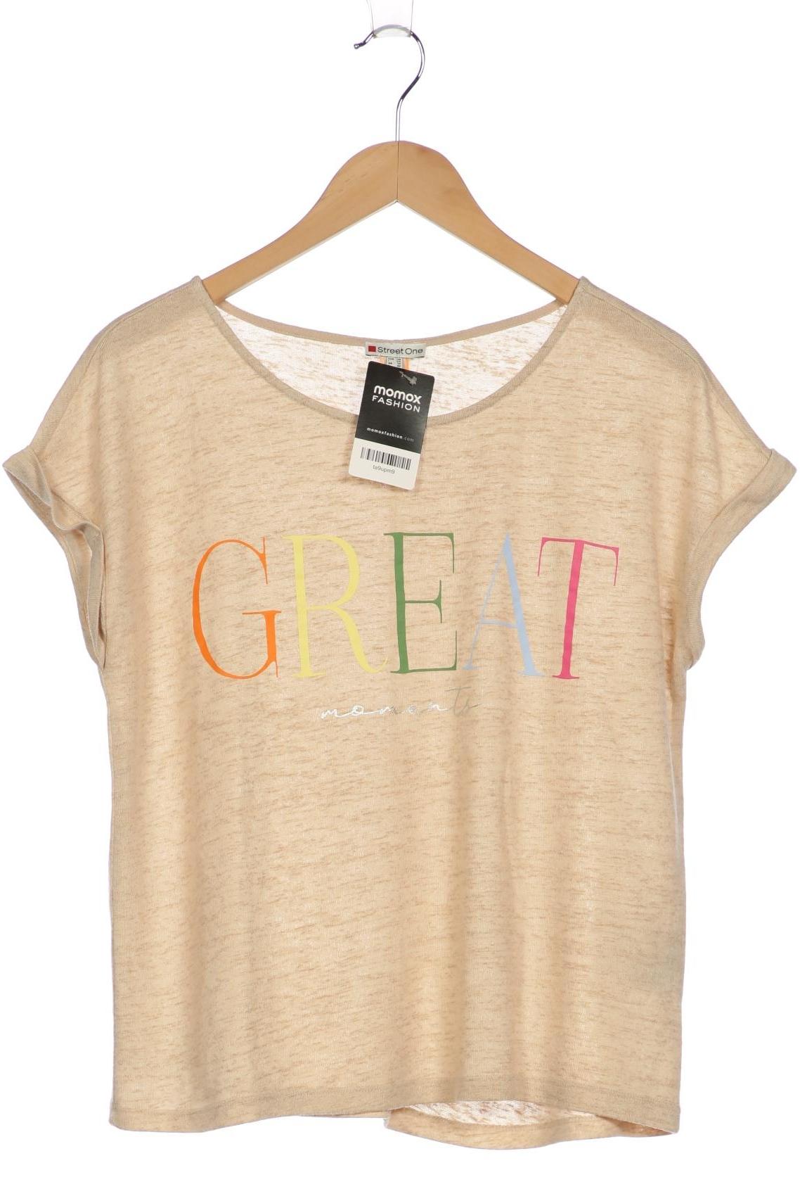 

Street One Damen T-Shirt, beige, Gr. 40