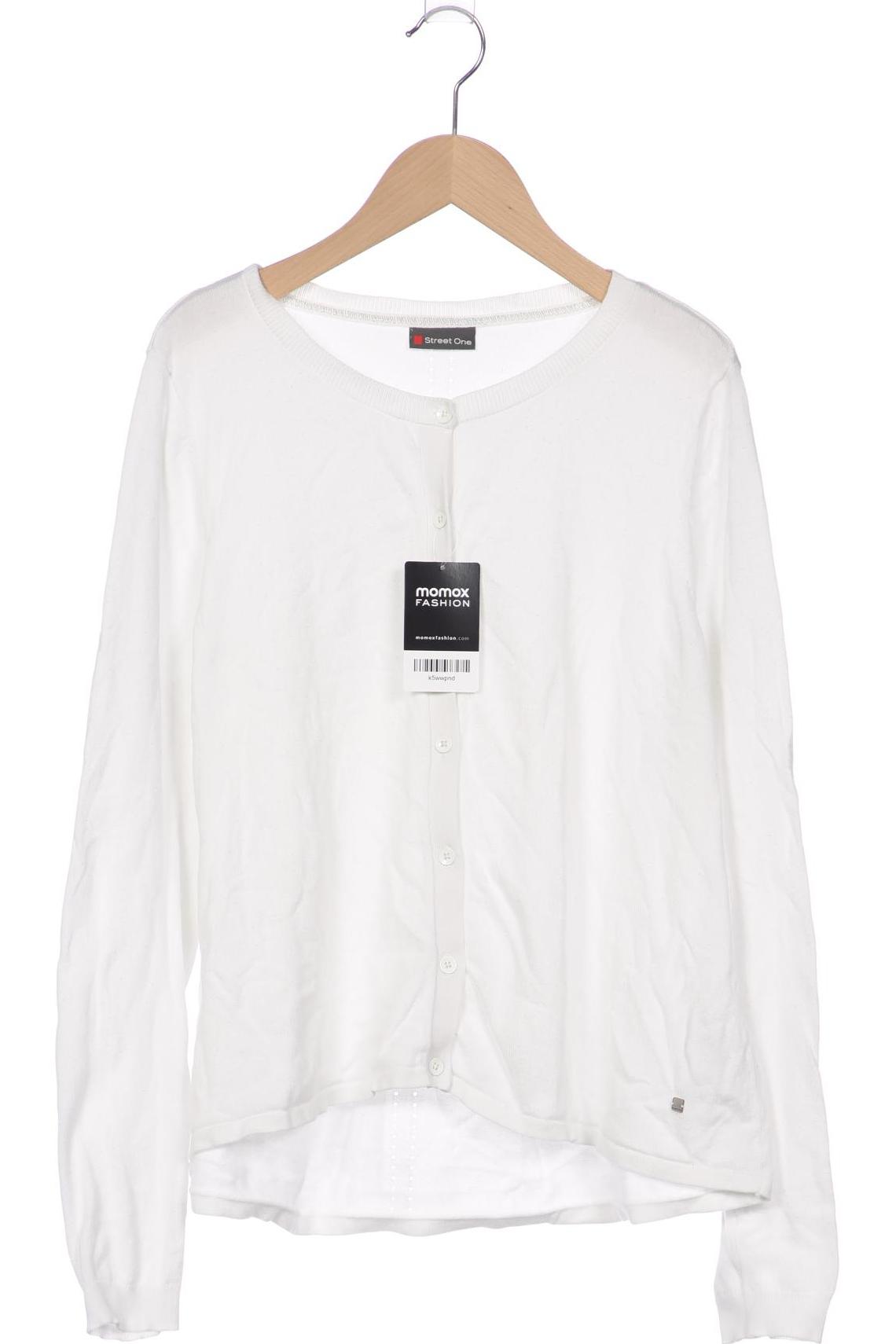

Street One Damen Strickjacke, weiß, Gr. 38
