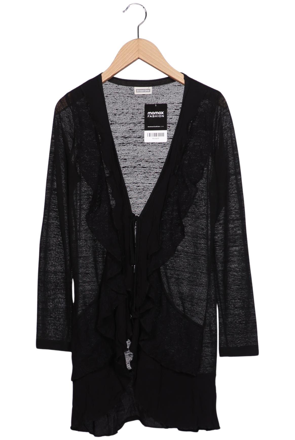 

Street One Damen Strickjacke, schwarz, Gr. 36