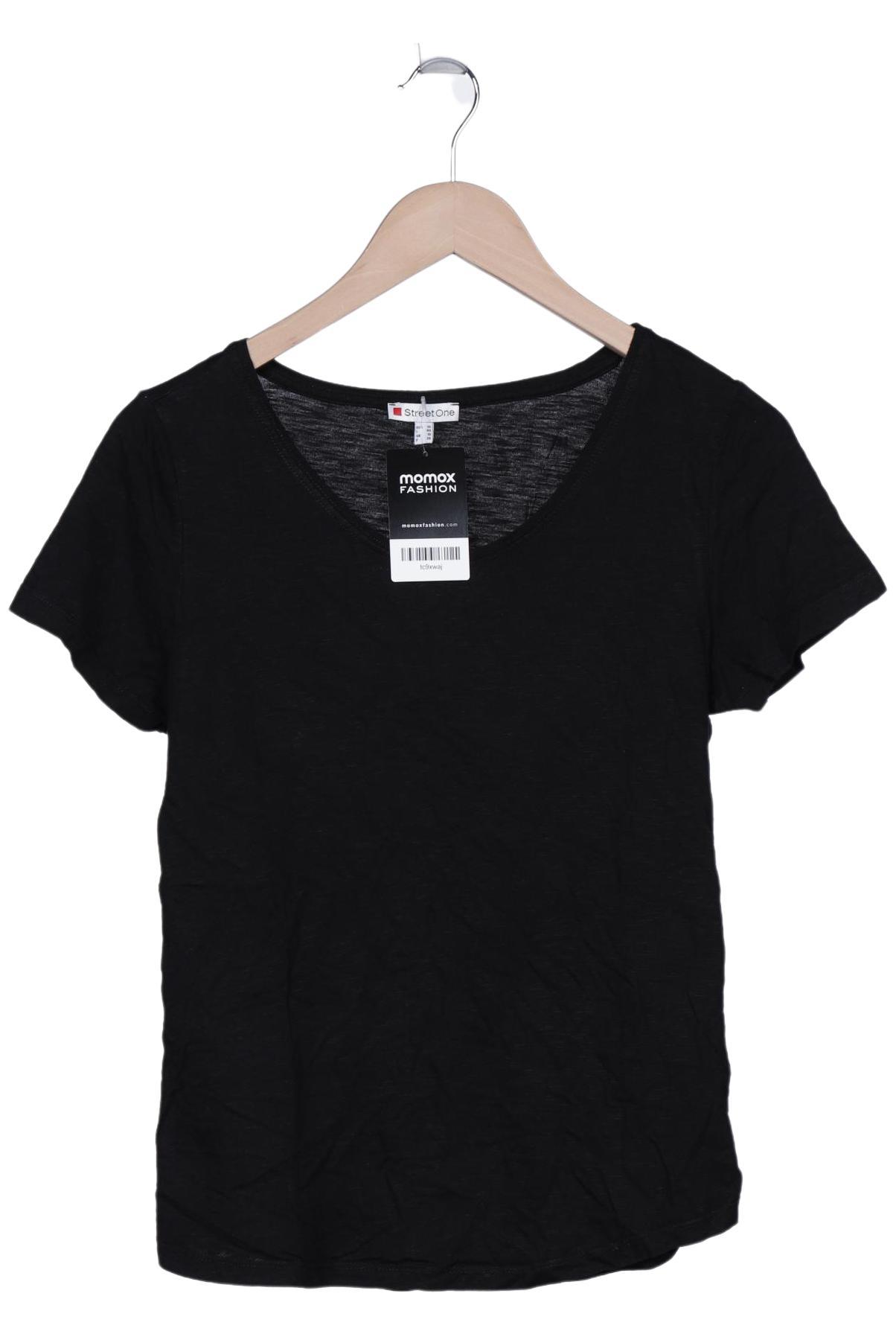 

Street One Damen T-Shirt, schwarz, Gr. 36