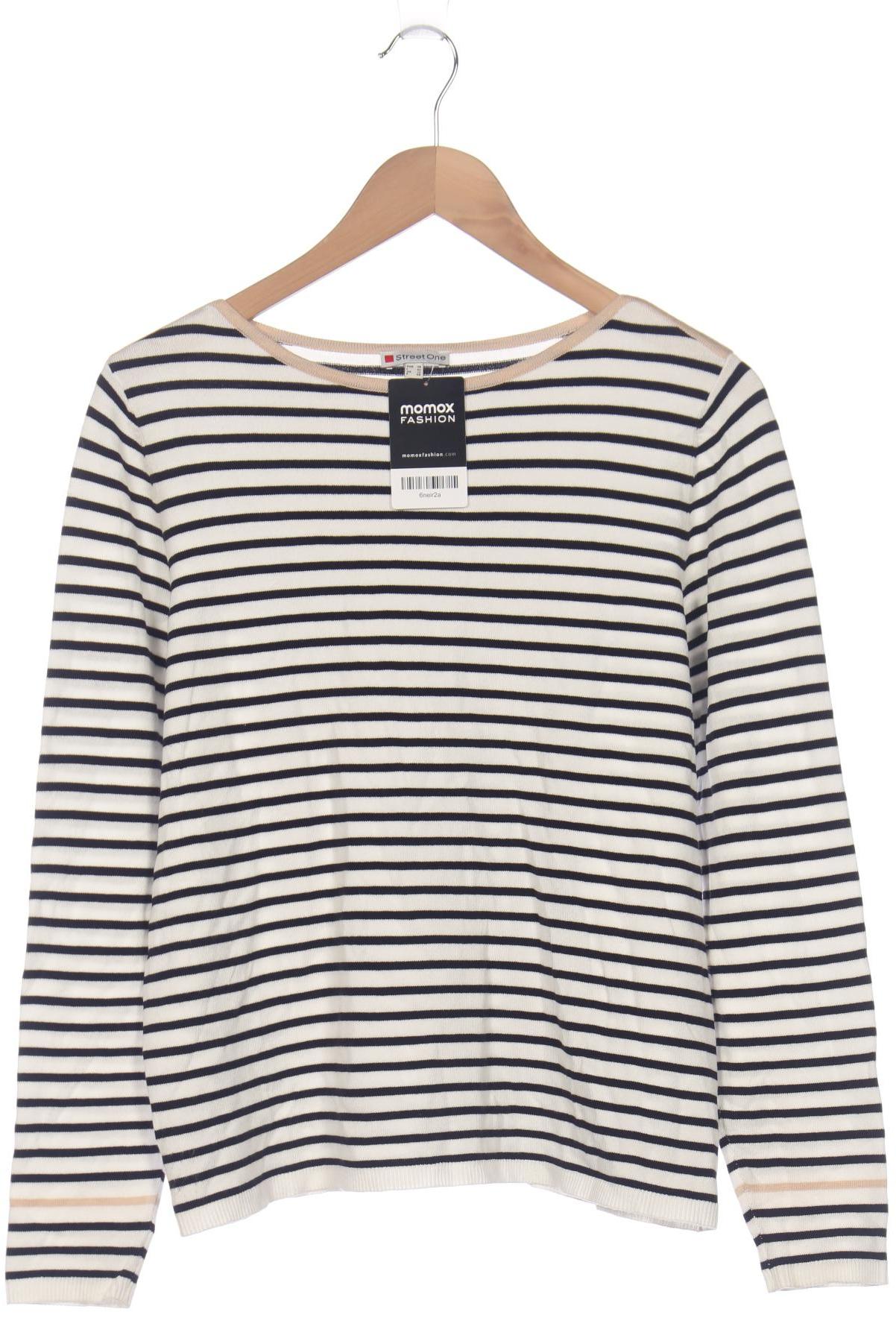 

Street One Damen Pullover, weiß, Gr. 38