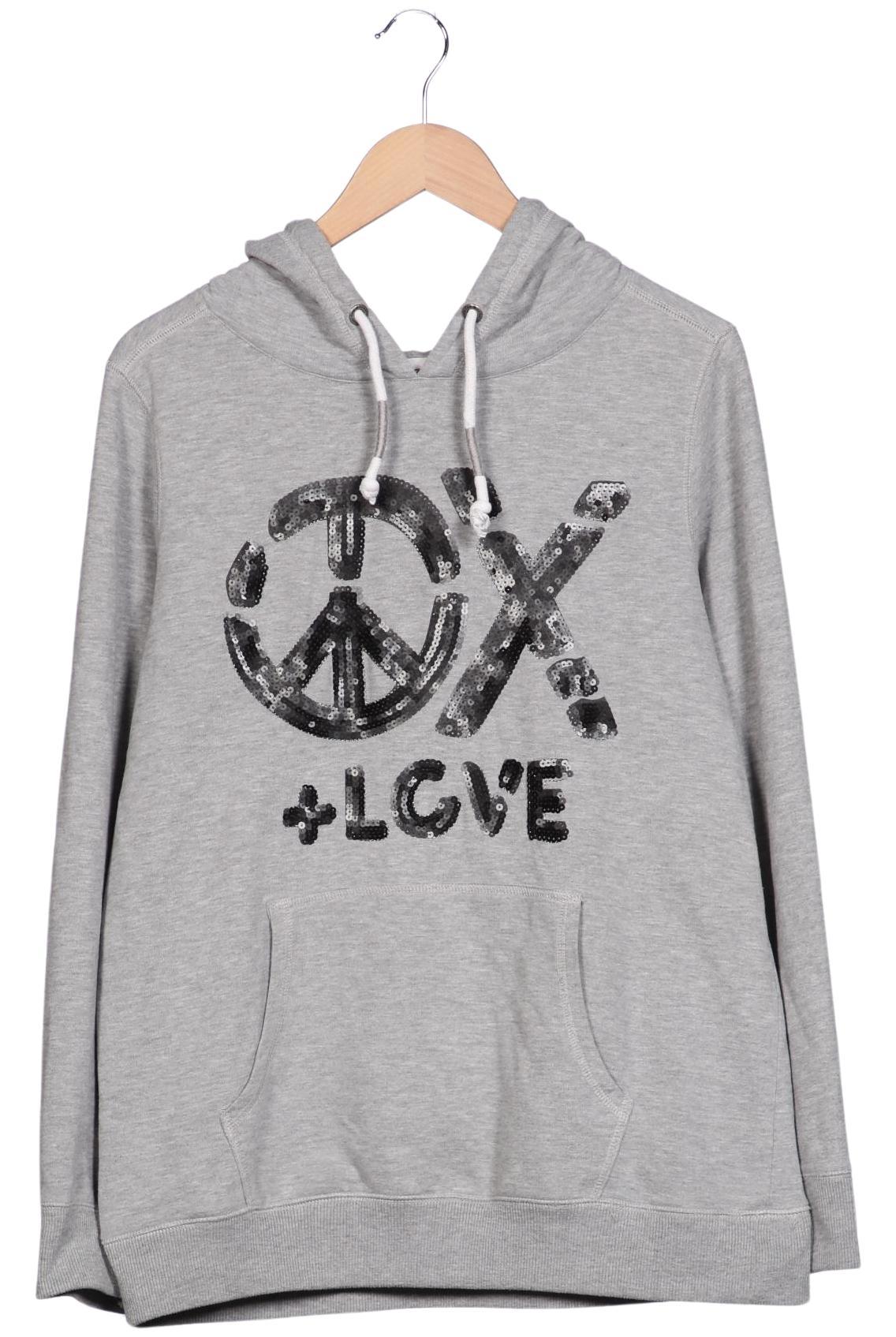 

Street One Damen Kapuzenpullover, grau, Gr. 44