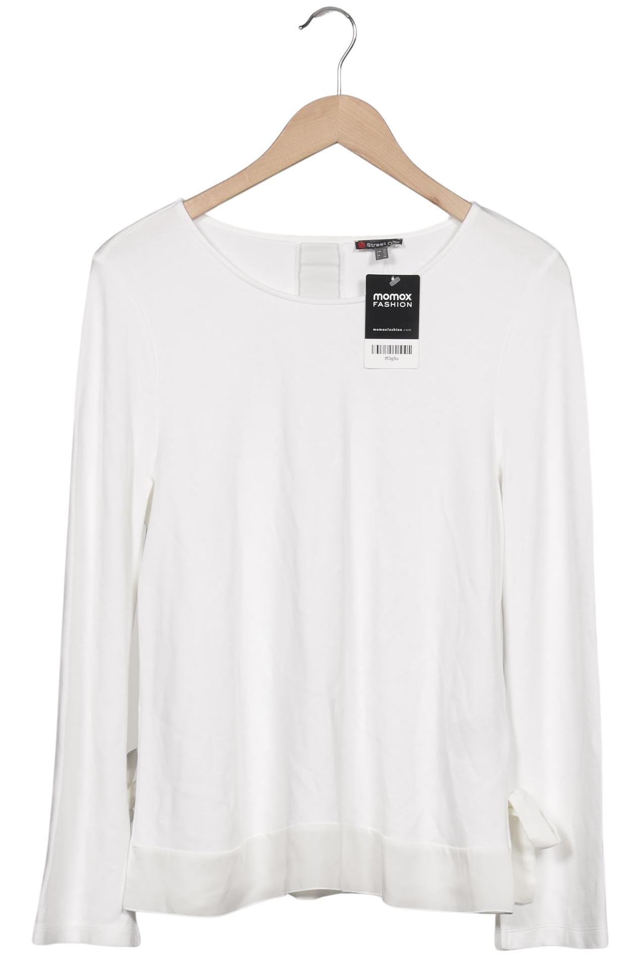 

Street One Damen Langarmshirt, weiß, Gr. 38