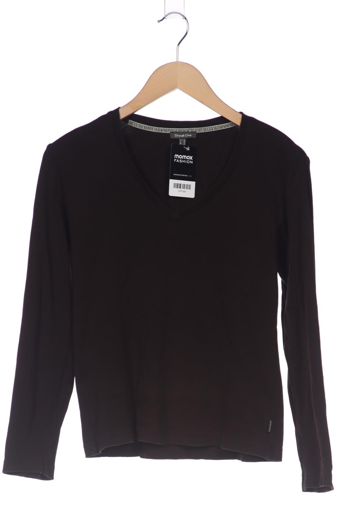 

Street One Damen Langarmshirt, braun, Gr. 42