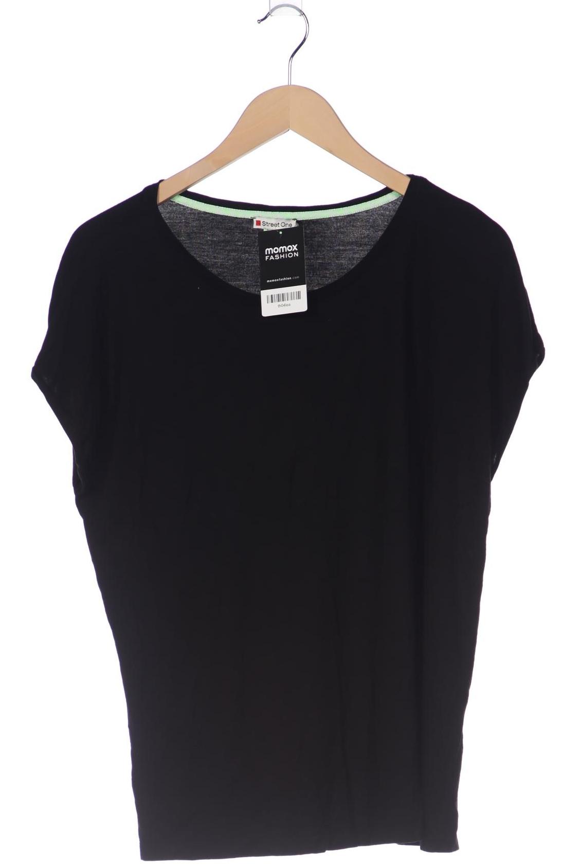

Street One Damen T-Shirt, schwarz, Gr. 44