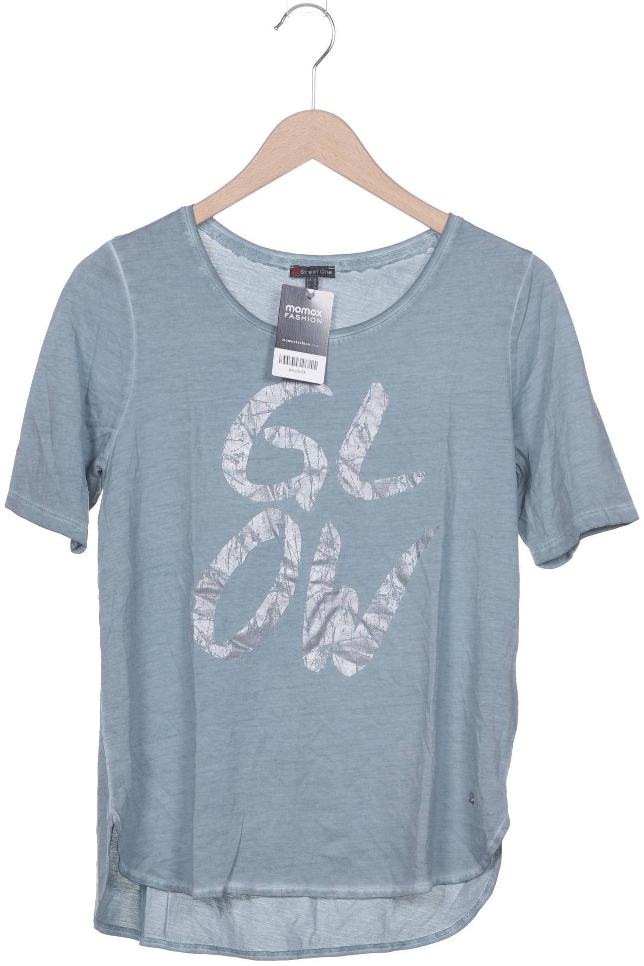 

Street One Damen T-Shirt, blau, Gr. 38