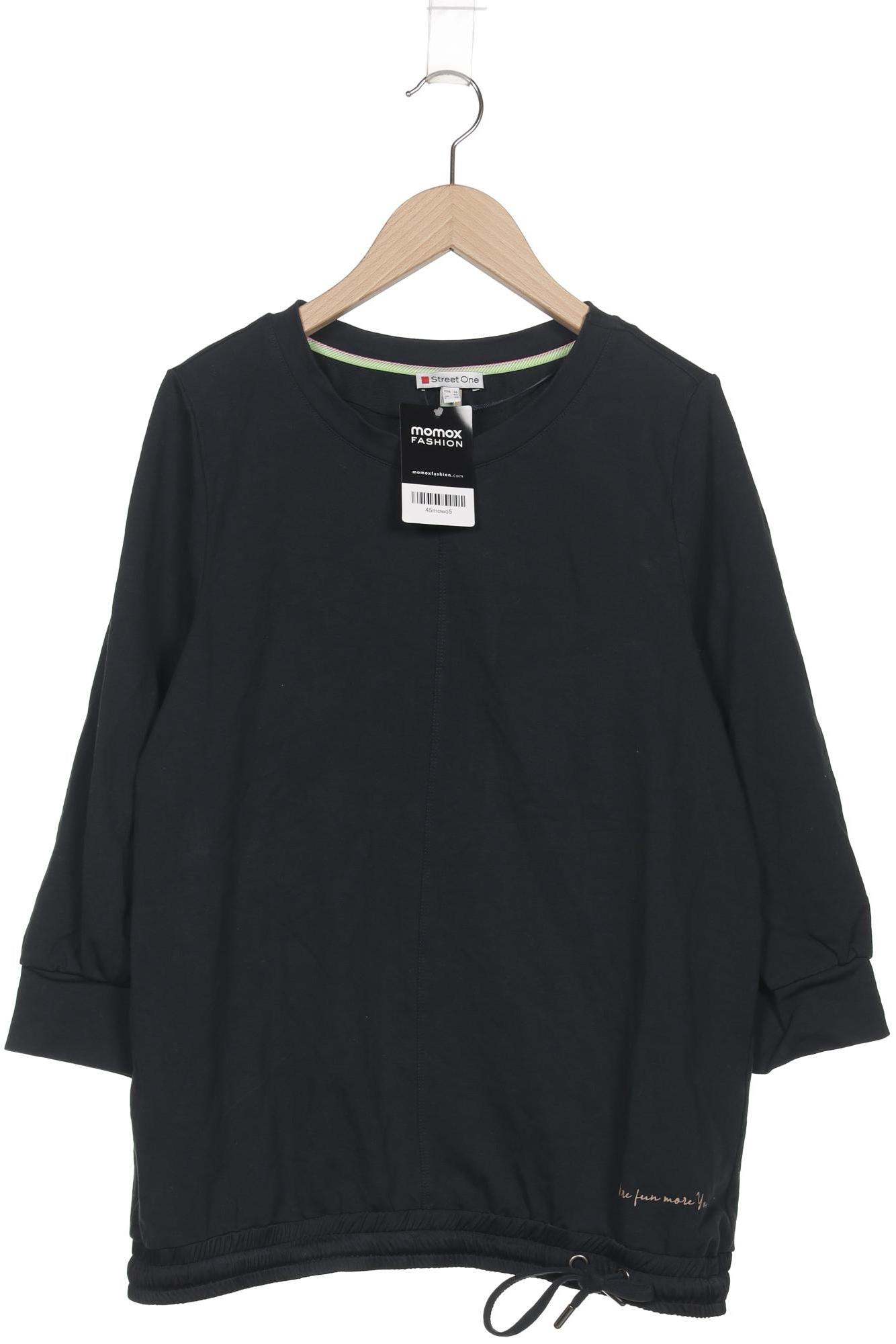 

Street One Damen Sweatshirt, schwarz, Gr. 38